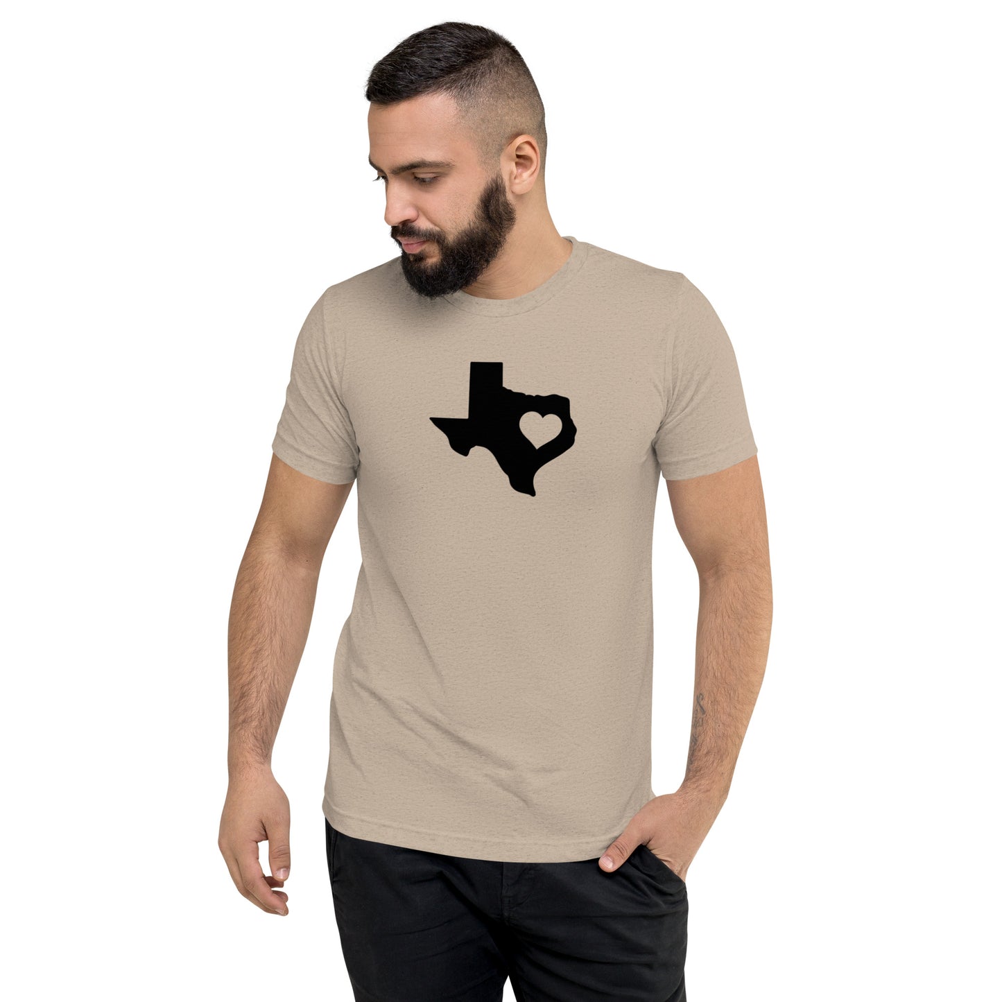 Texas State Heart Short Sleeve T-Shirt