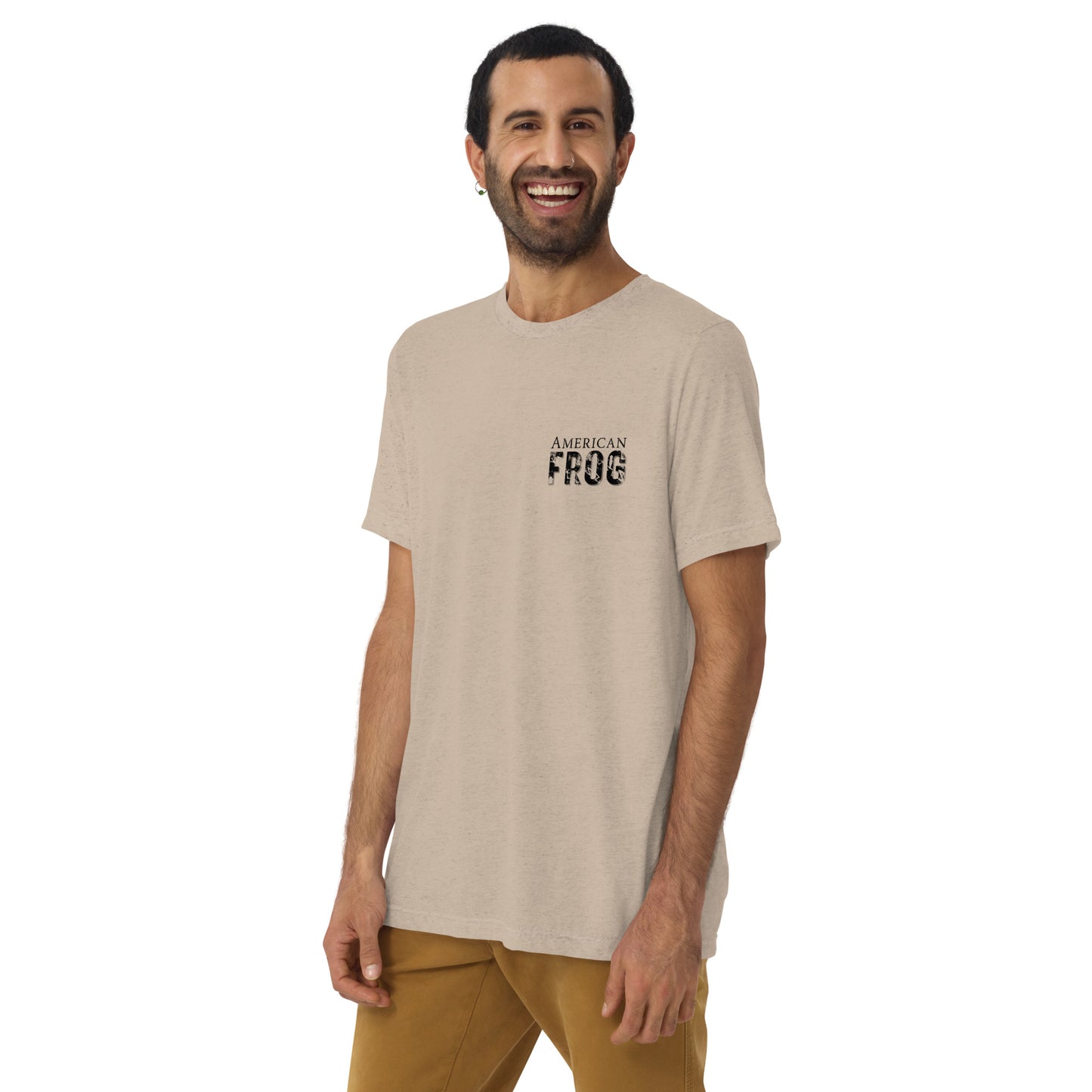 American Frog in Tan Short Sleeve T-Shirt