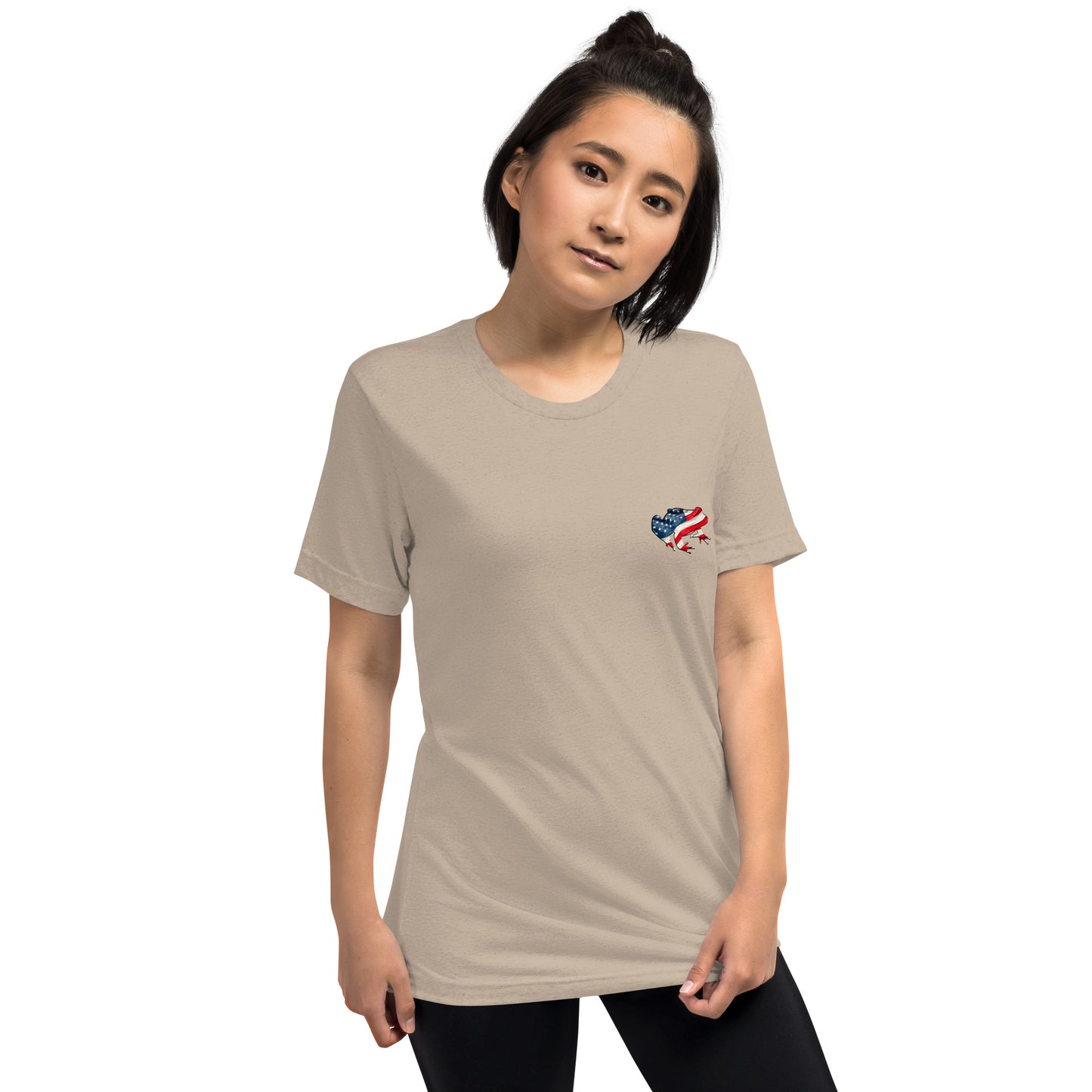 American Frog in Tan Short Sleeve T-Shirt