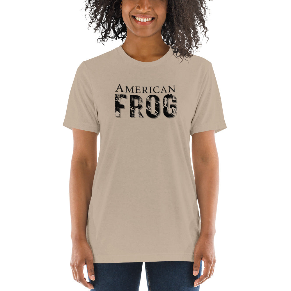 American Frog in Tan Short Soeeve T-Shirt