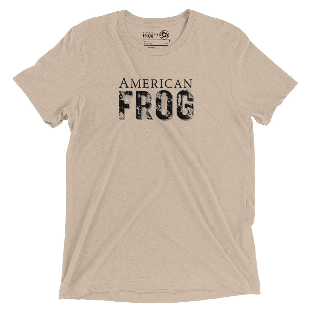 American Frog in Tan Short Soeeve T-Shirt