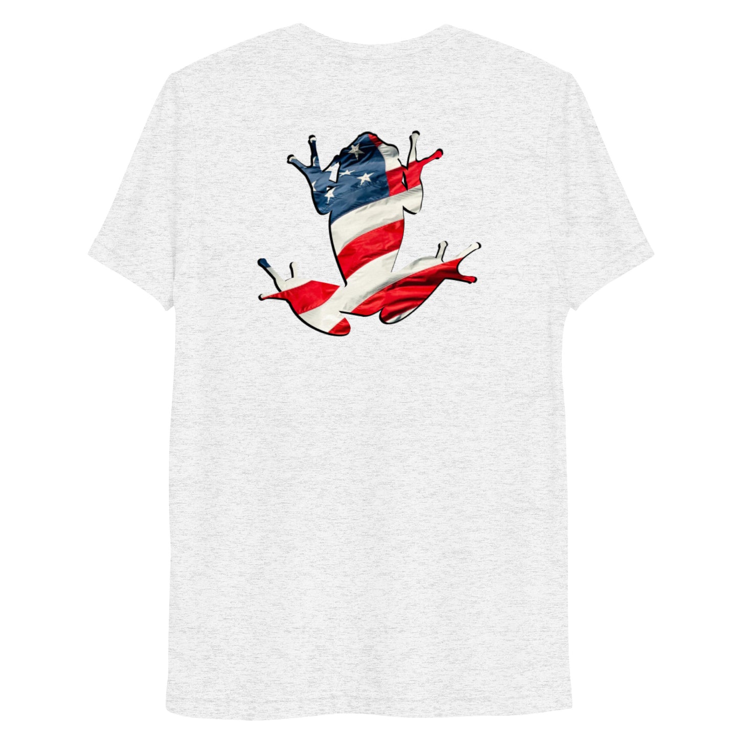 American Frog in White Fleck Short Sleeve T-Shirt