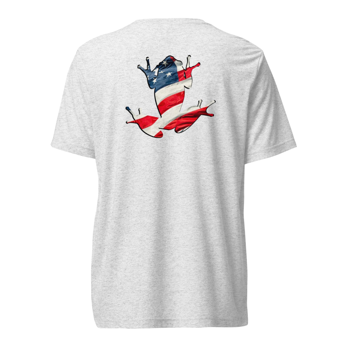 American Frog in White Fleck Short Sleeve T-Shirt