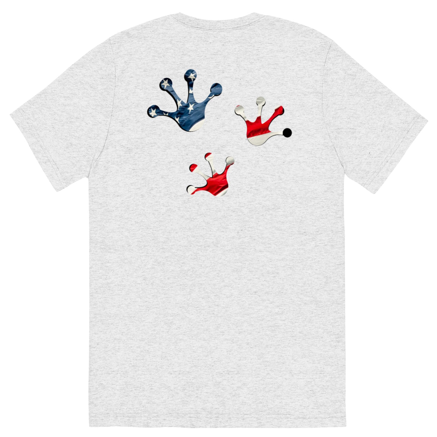 American Frog in White Fleck Short Sleeve T-Shirt