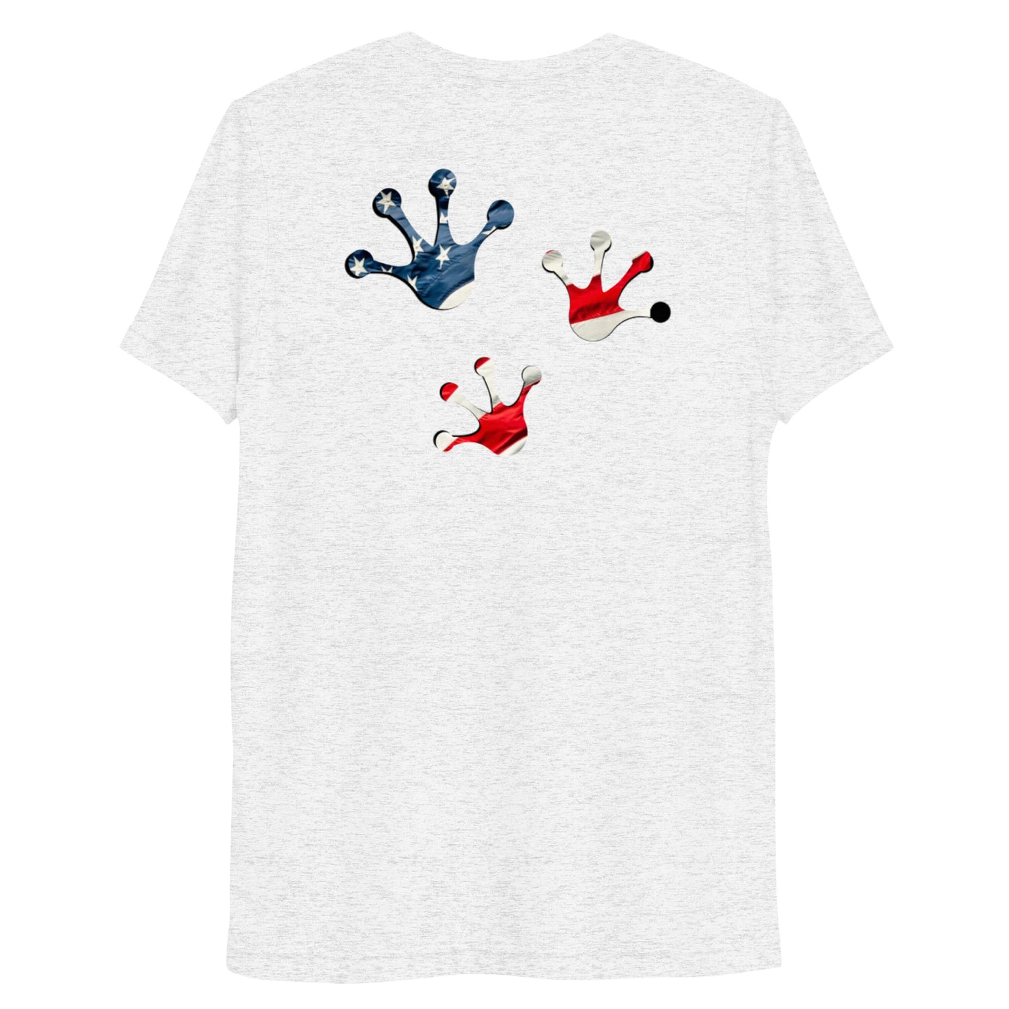 American Frog in White Fleck Short Sleeve T-Shirt