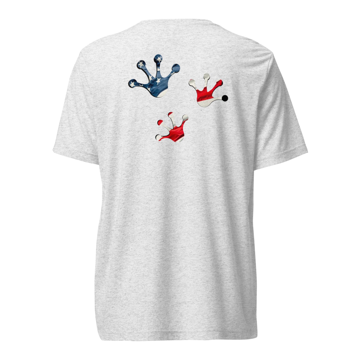 American Frog in White Fleck Short Sleeve T-Shirt