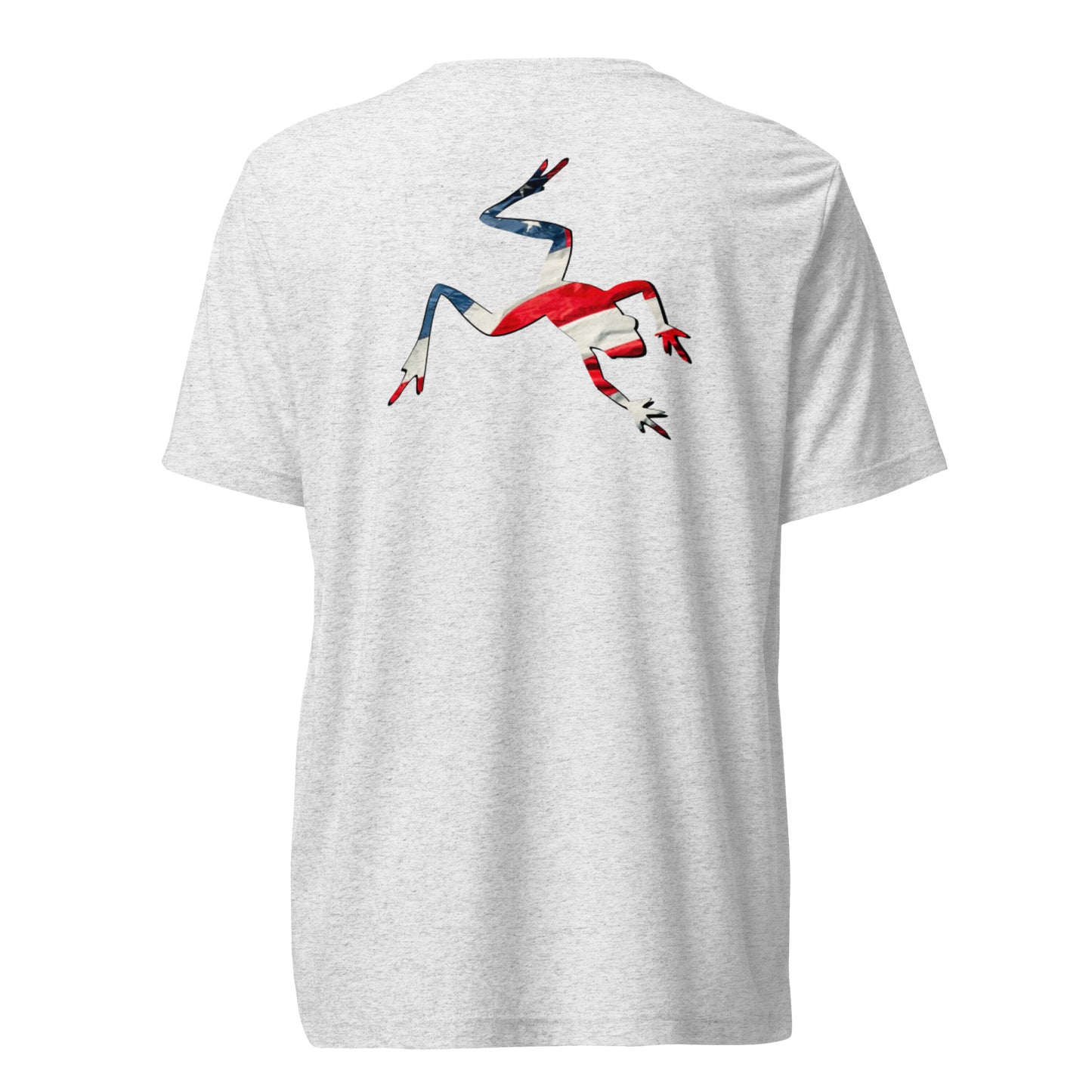 American Frog in White Fleck Short Sleeve T-Shirt