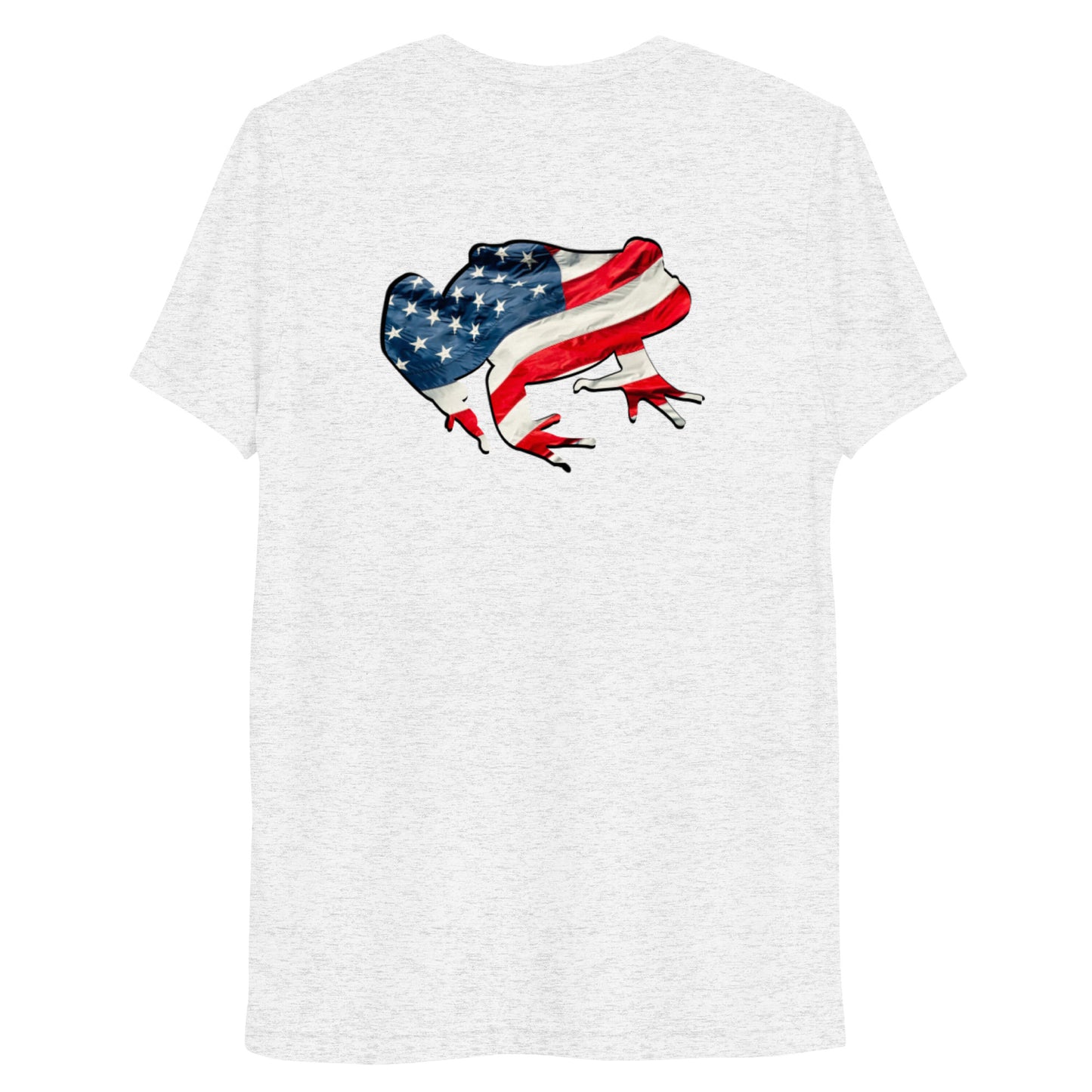 American Frog in White Fleck Short Sleeve T-Shirt