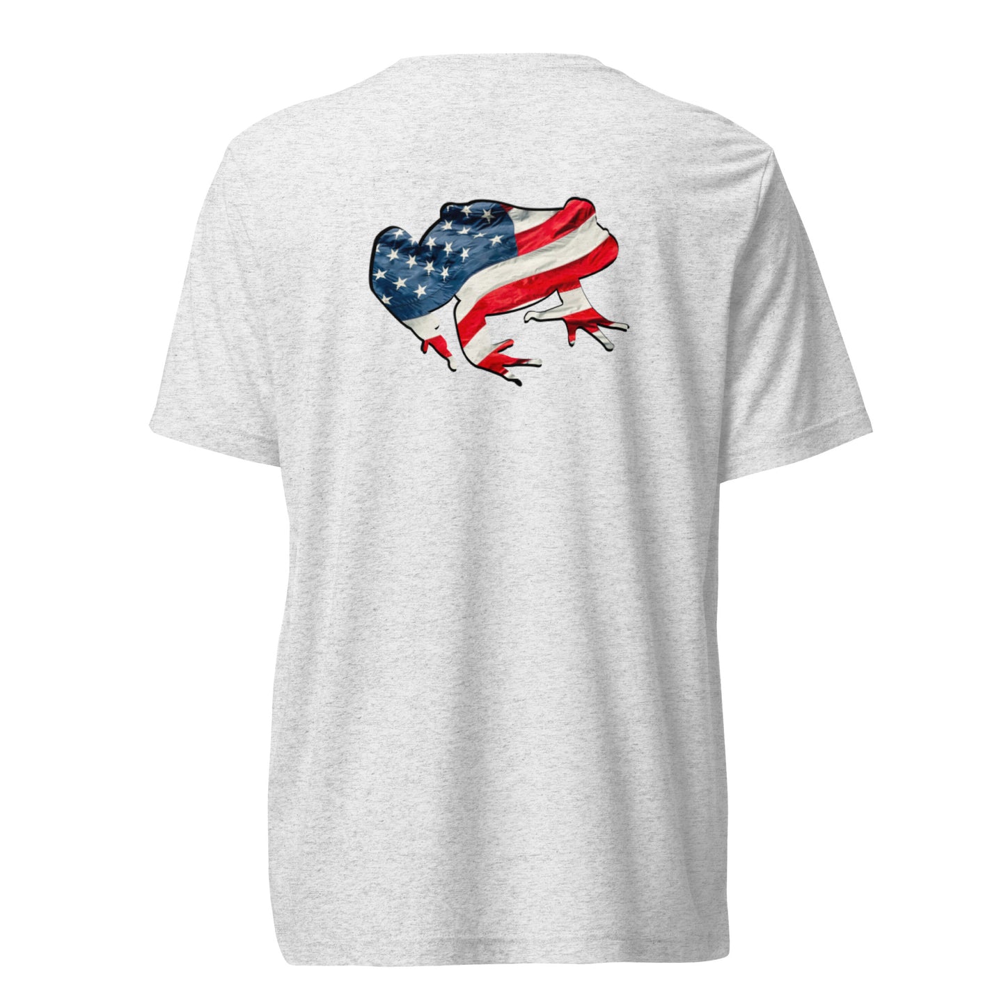 American Frog in White Fleck Short Sleeve T-Shirt