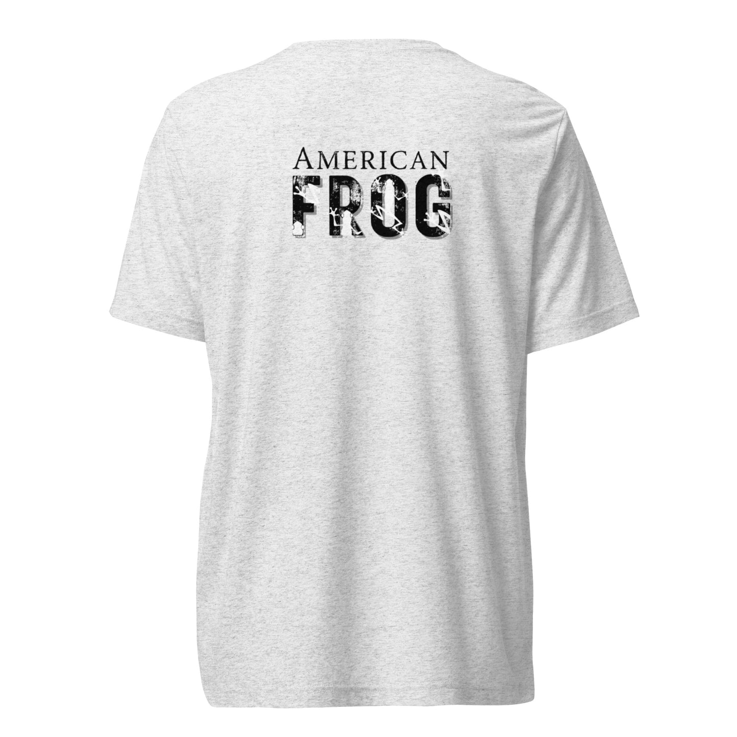 American Frog in White Fleck Short Sleeve T-Shirt