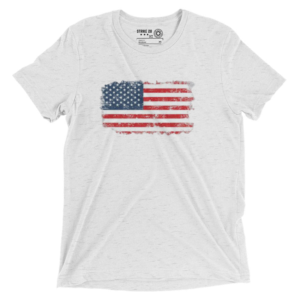 Color American Flag Short Sleeve T-Shirt