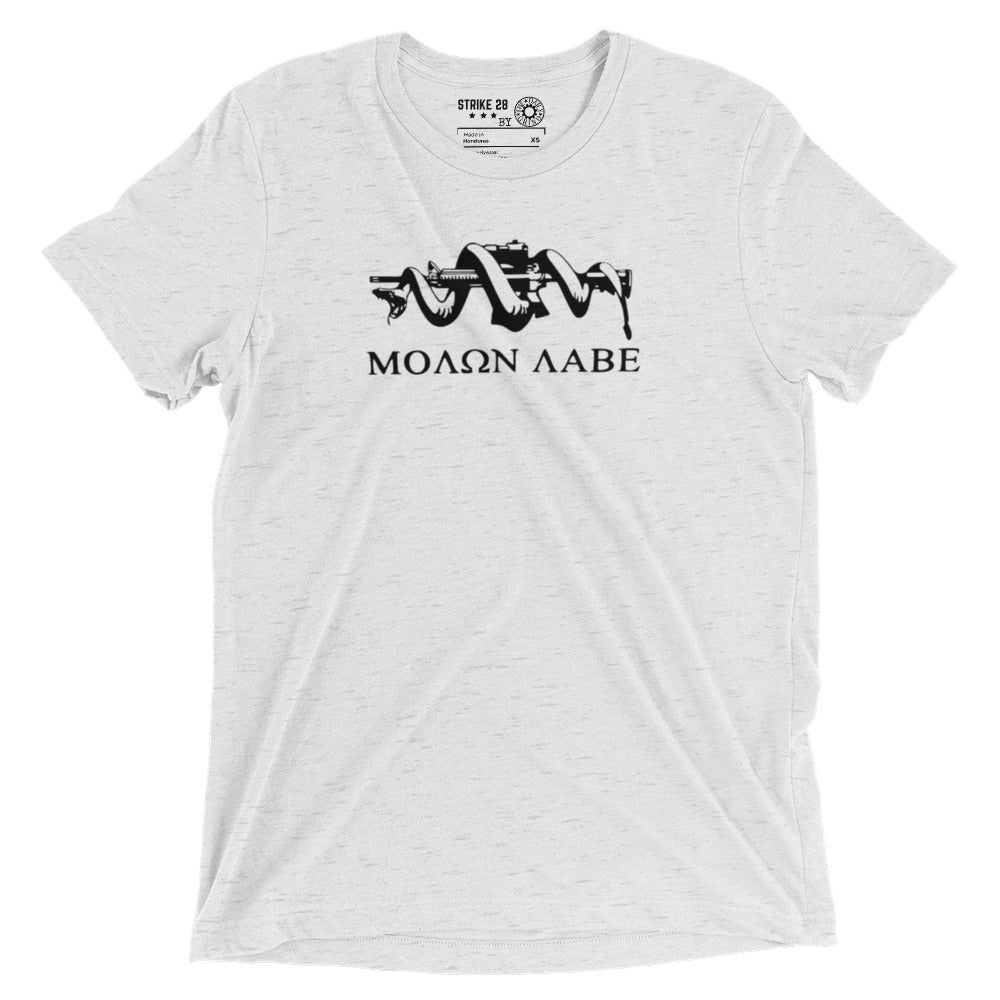 Molon Labe Snake & Rifle Short Sleeve T-Shirt