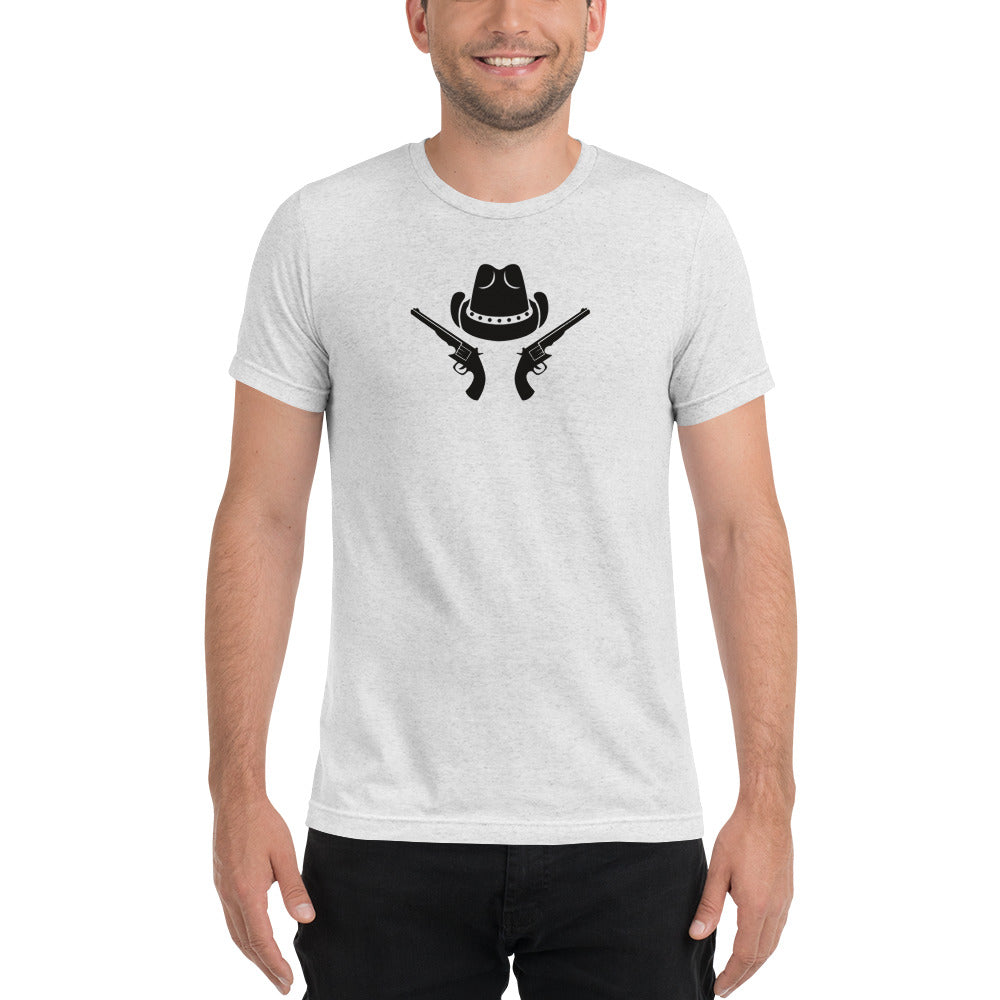 Cowboy Hat/Guns Short Sleeve T-Shirt