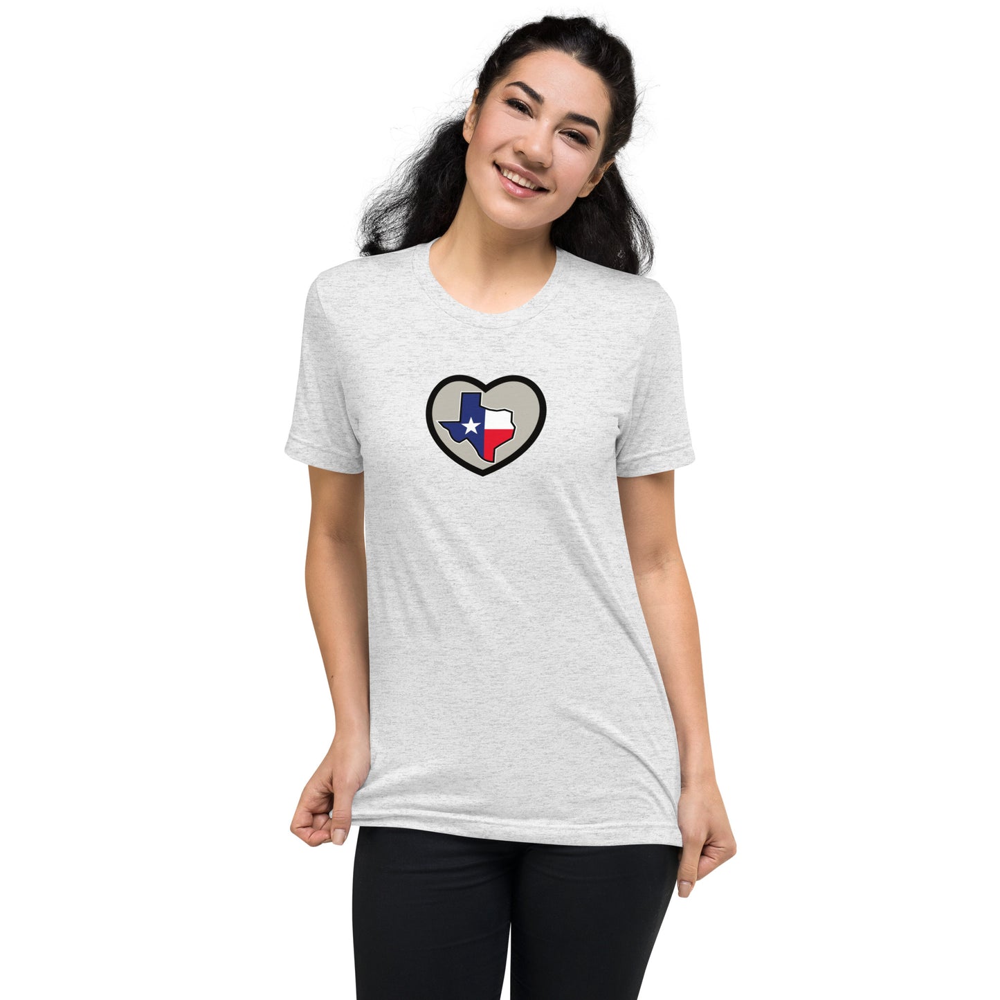 Texas Heart Short Sleeve T-Shirt