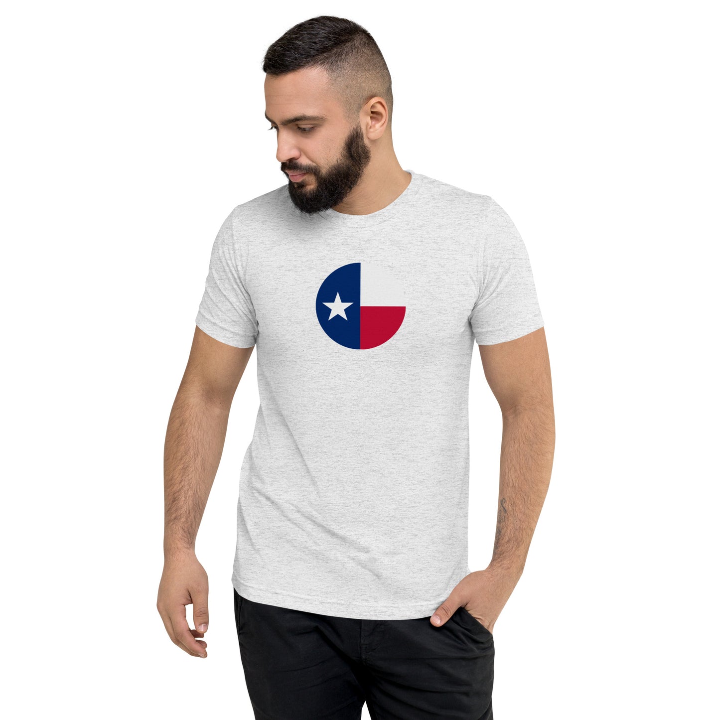 Circle Texas Flag Short Sleeve T-Shirt