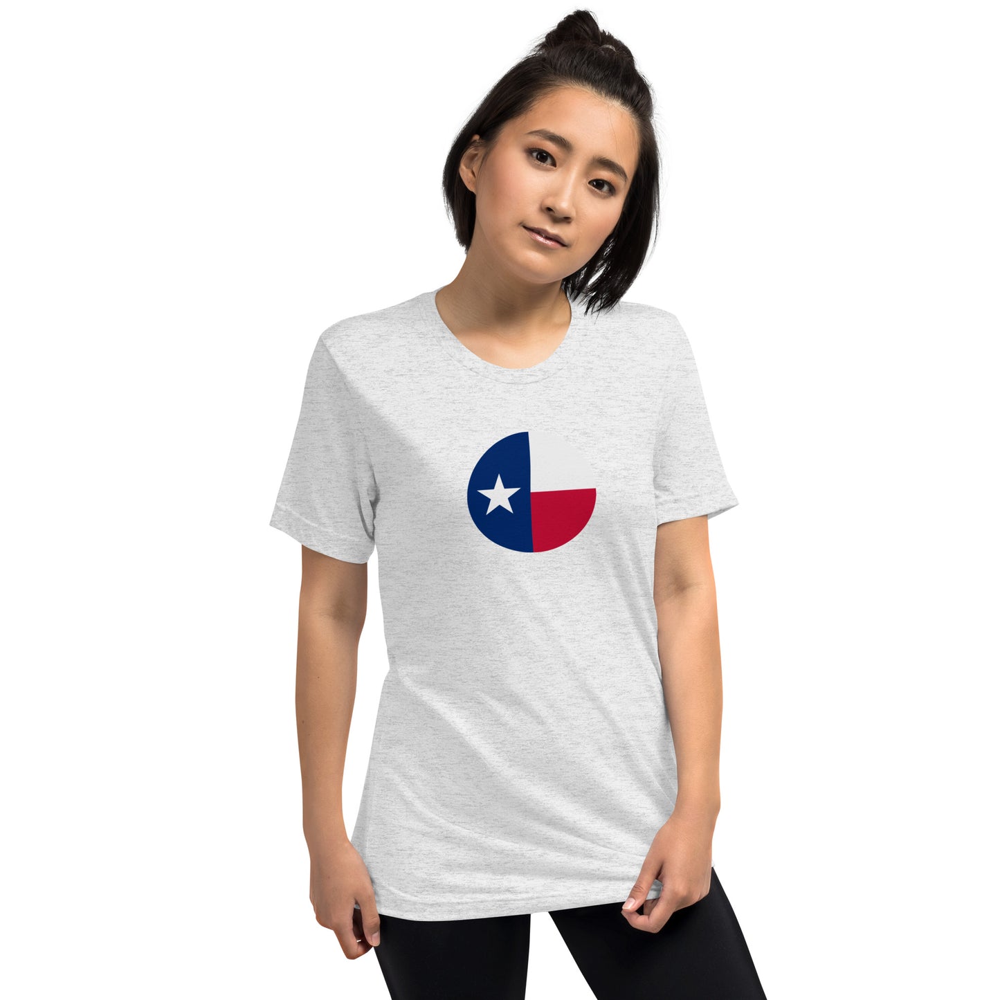 Circle Texas Flag Short Sleeve T-Shirt