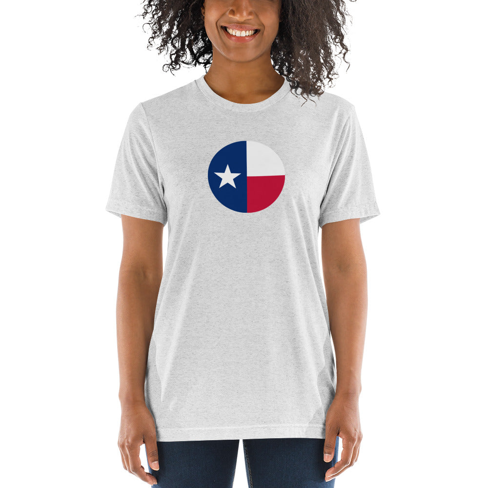 Circle Texas Flag Short Sleeve T-Shirt