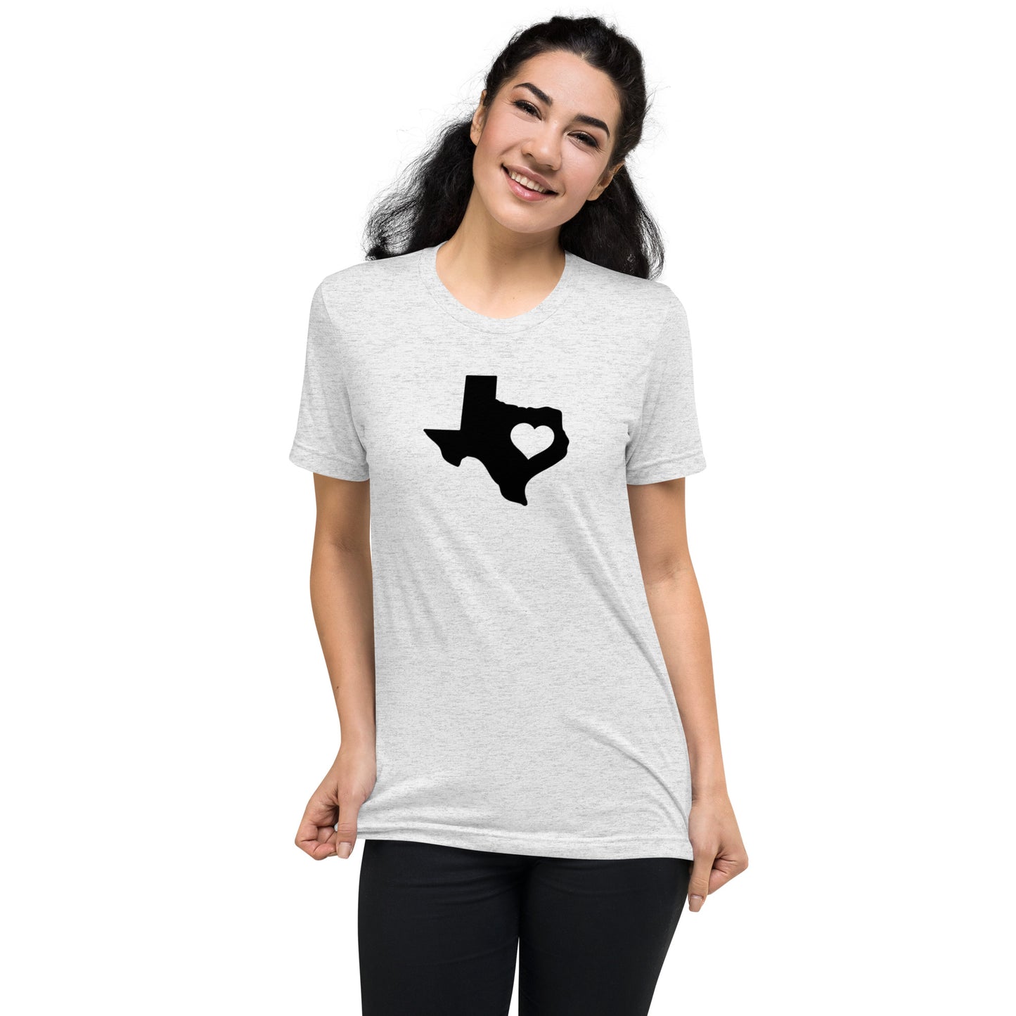 Texas State Heart Short Sleeve T-Shirt