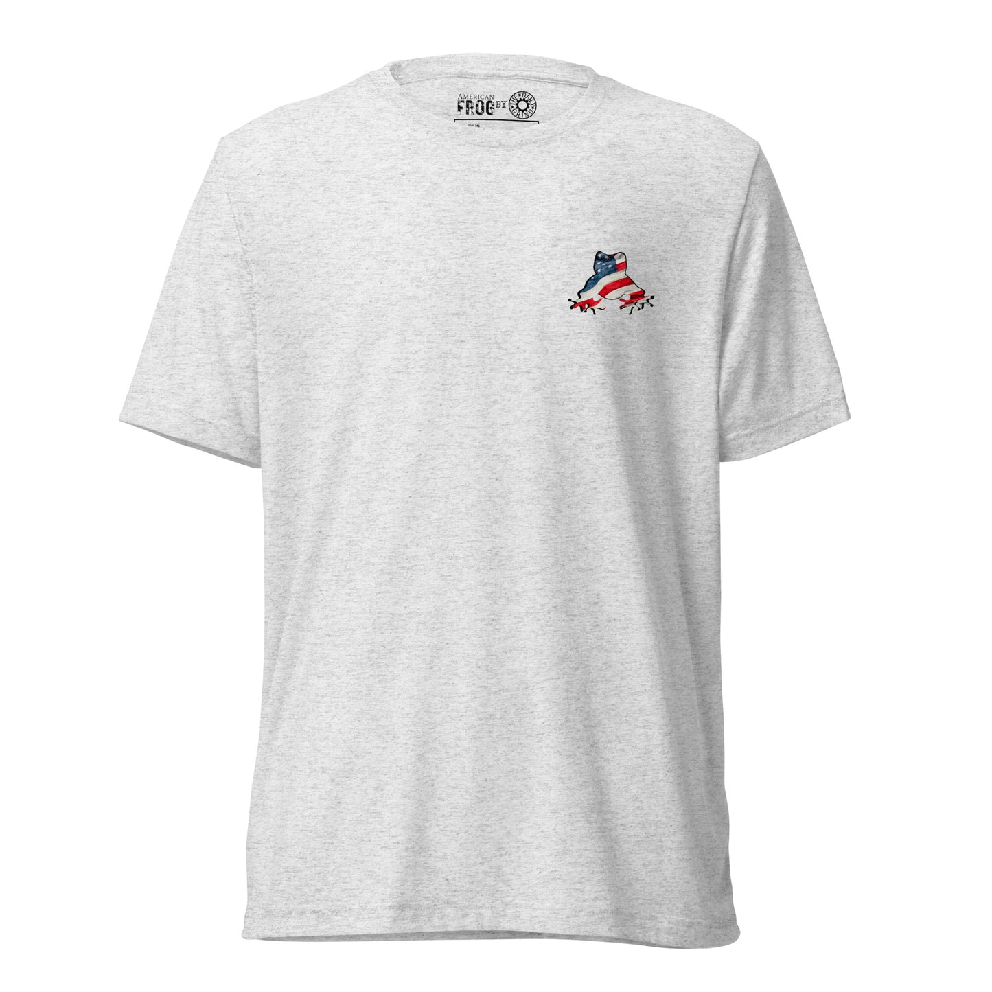 American Frog in White Fleck Short Sleeve T-Shirt