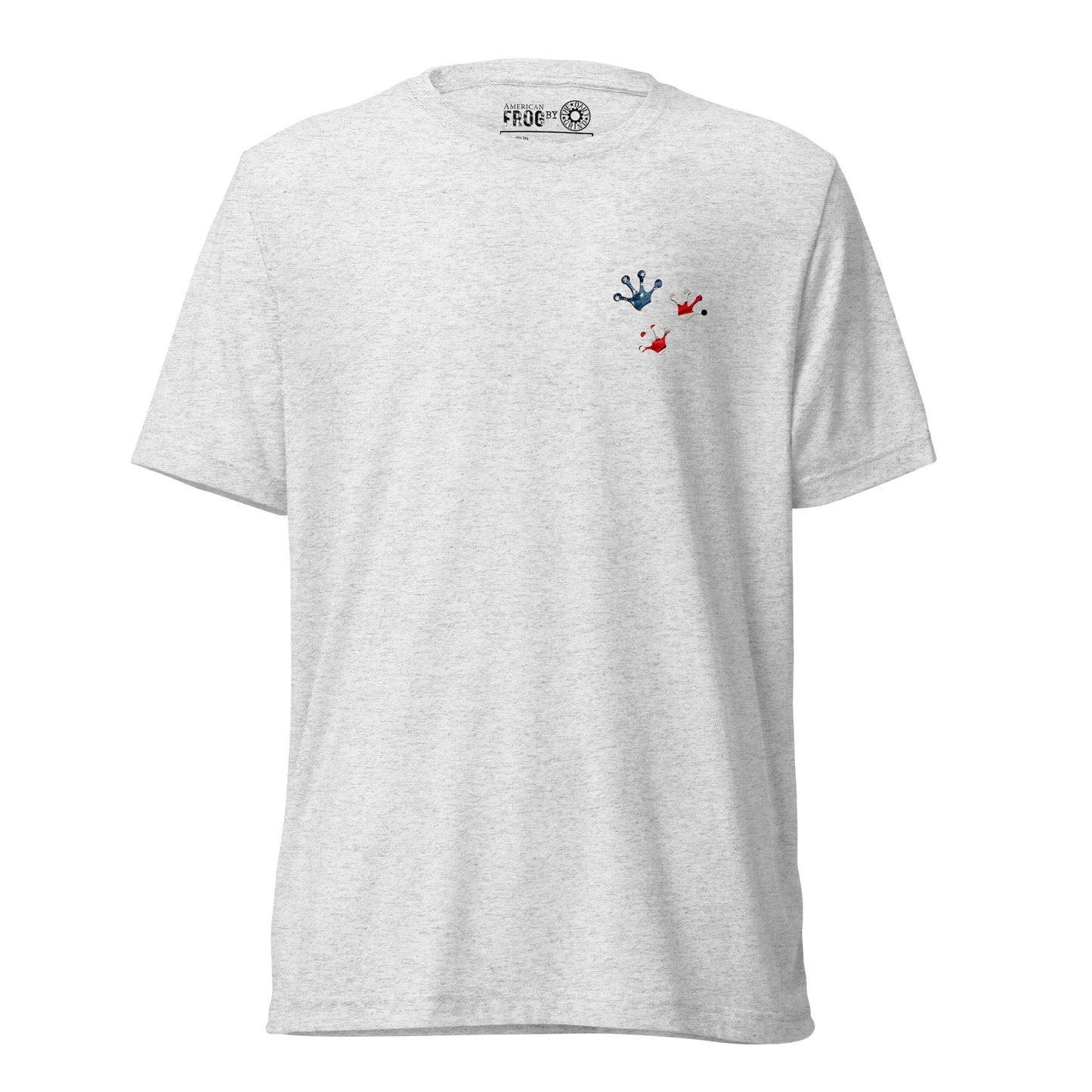 American Frog in White Fleck Short Sleeve T-Shirt