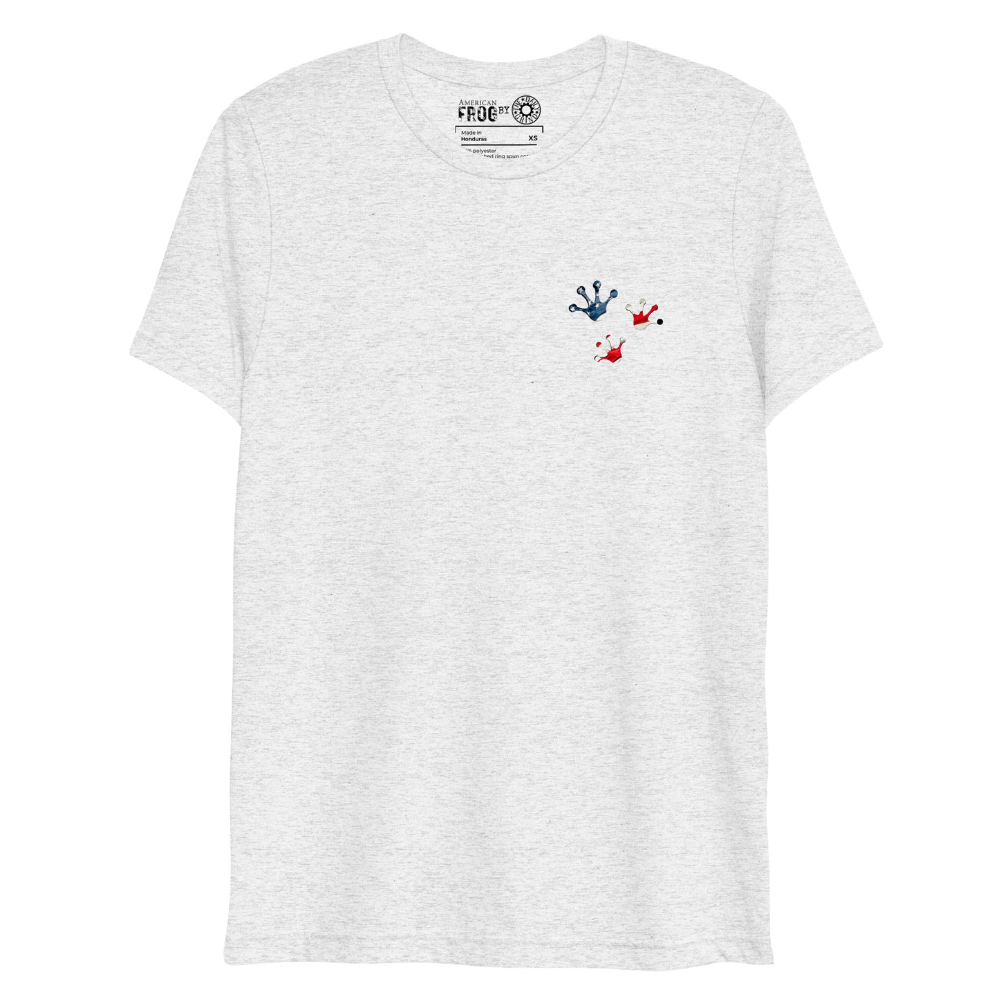 American Frog in White Fleck Short Sleeve T-Shirt