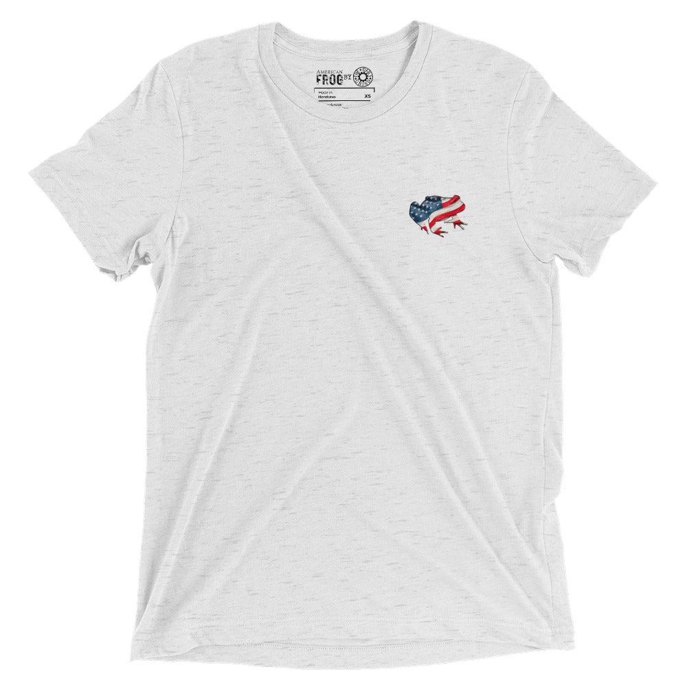 American Frog in White Fleck Short Sleeve T-Shirt