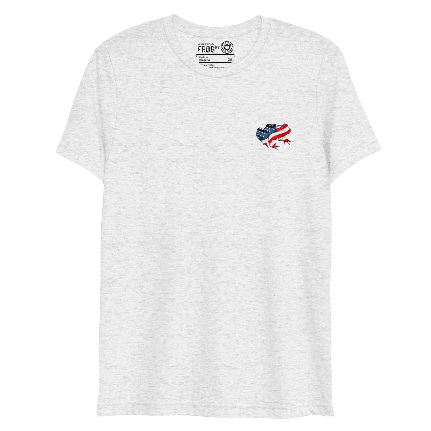 American Frog in White Fleck Short Sleeve T-Shirt