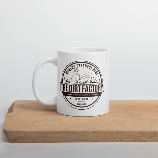 The Dirt Factory White Glossy Mug