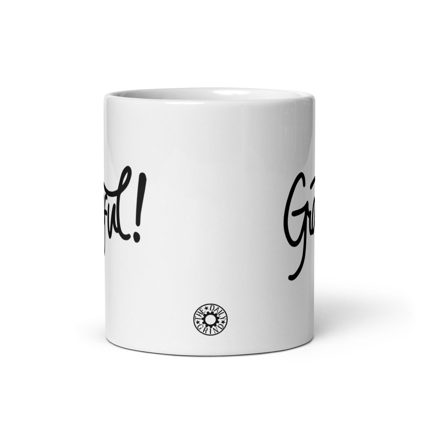 Grateful White Glossy Mug