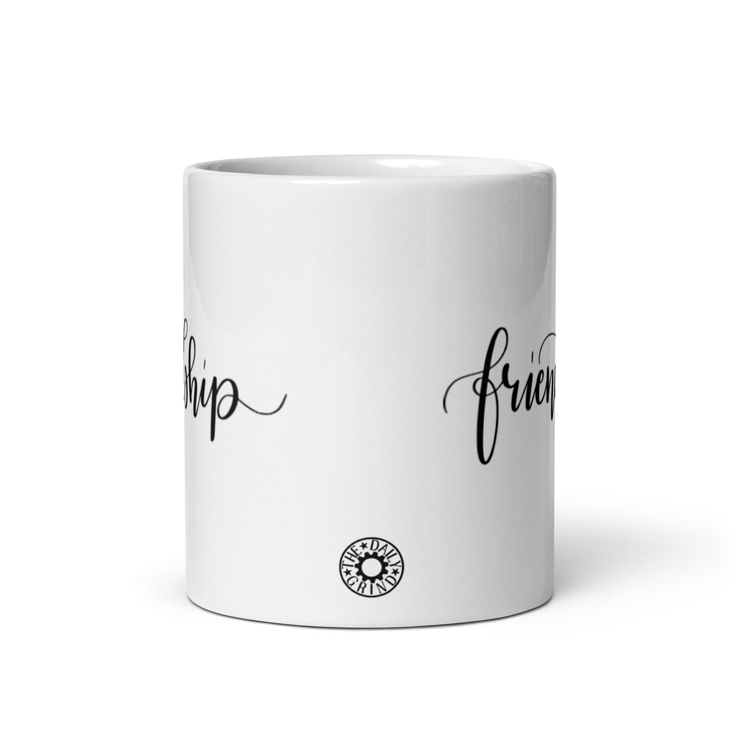 Friendship White Glossy Mug