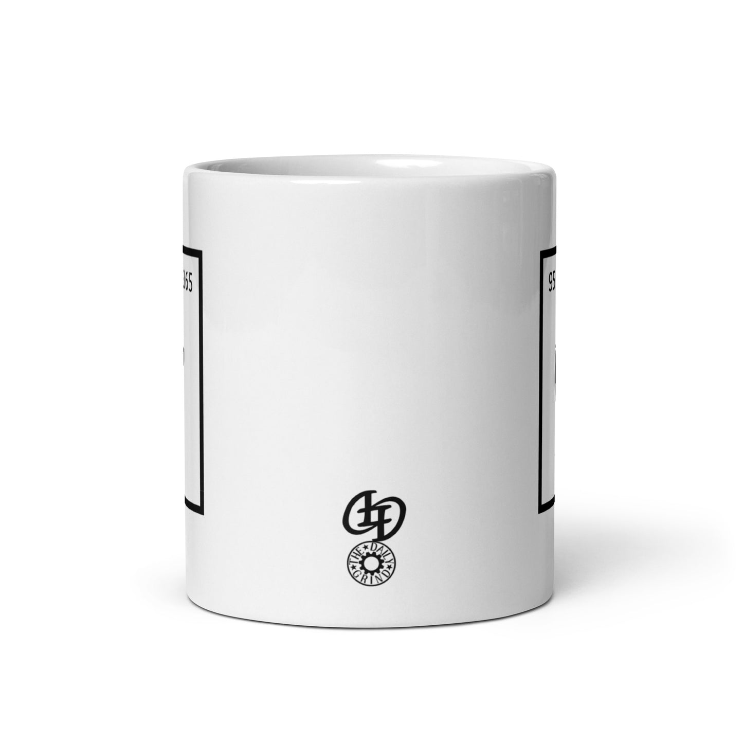 Grind Periodic Element White Glossy Mug