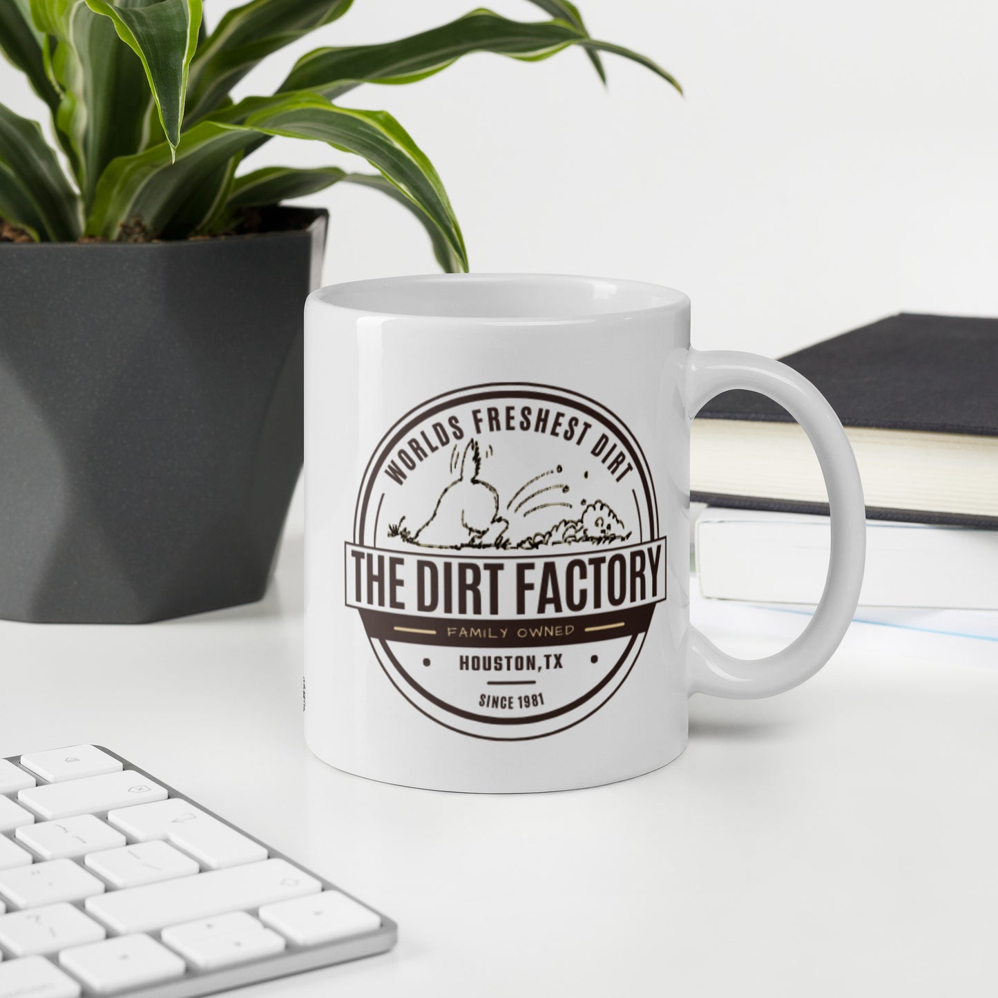 The Dirt Factory White Glossy Mug