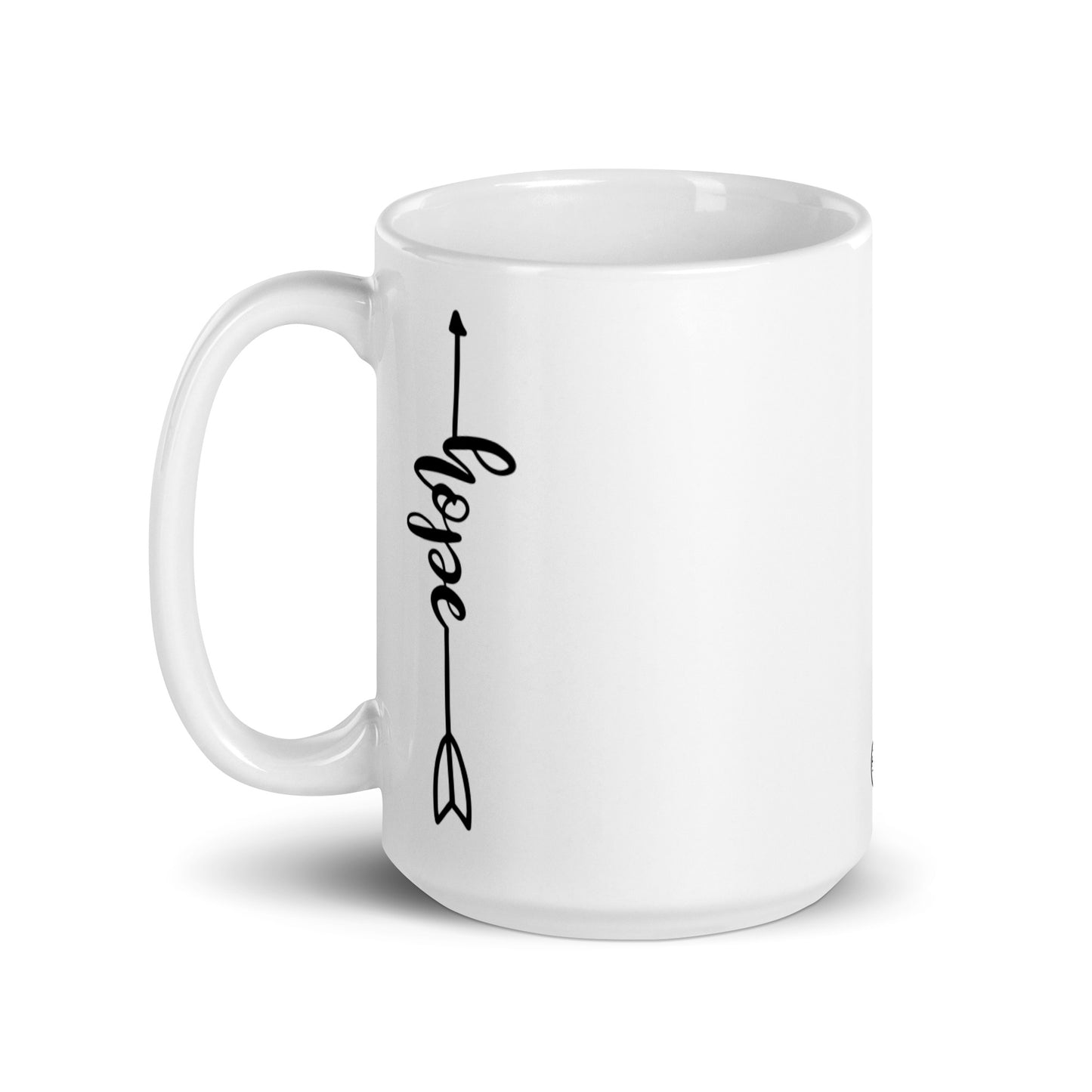 Hope White Glossy Mug