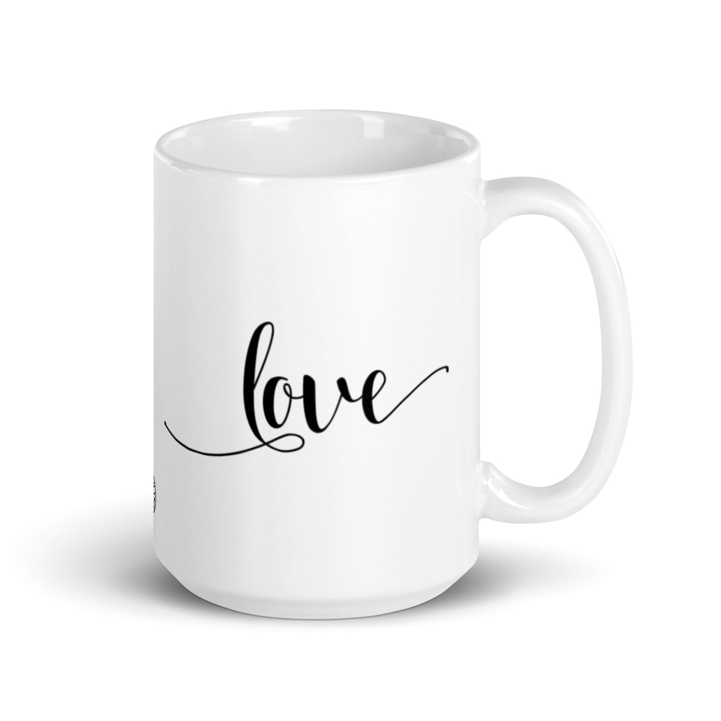 Love White Glossy Mug