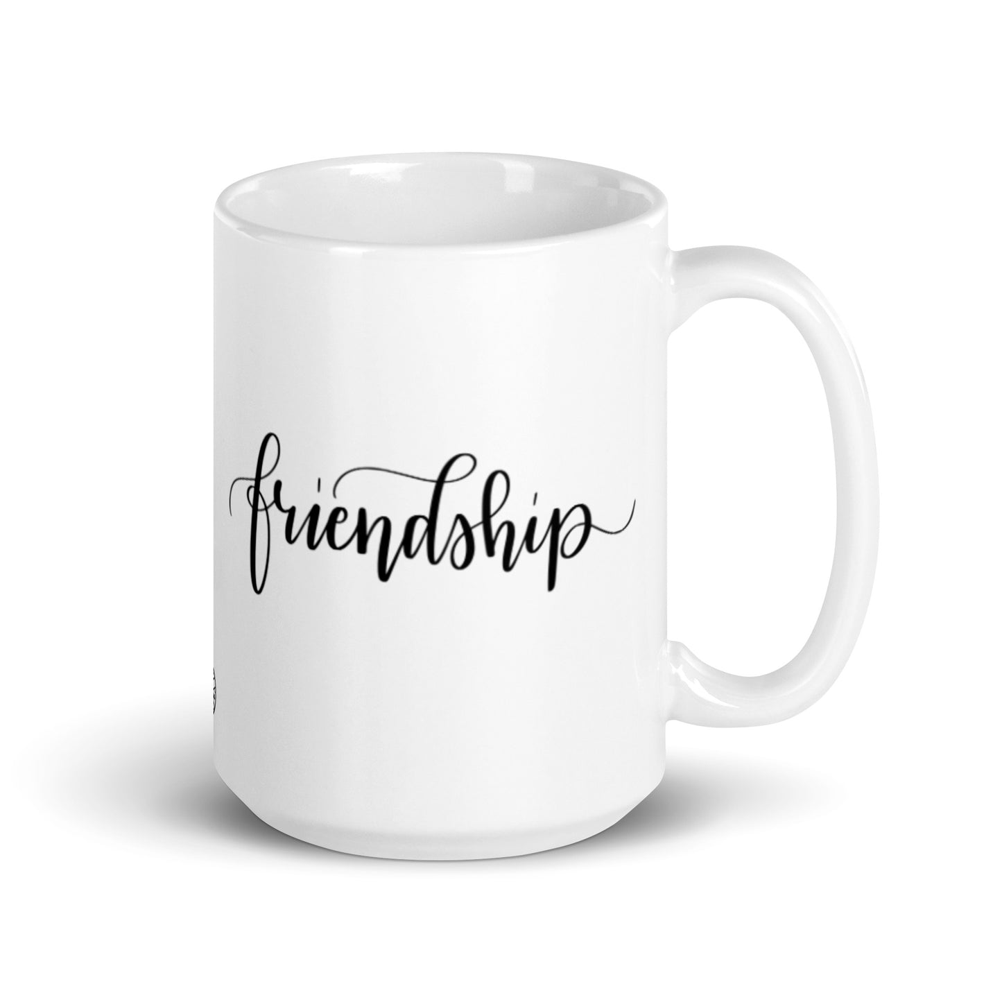 Friendship White Glossy Mug