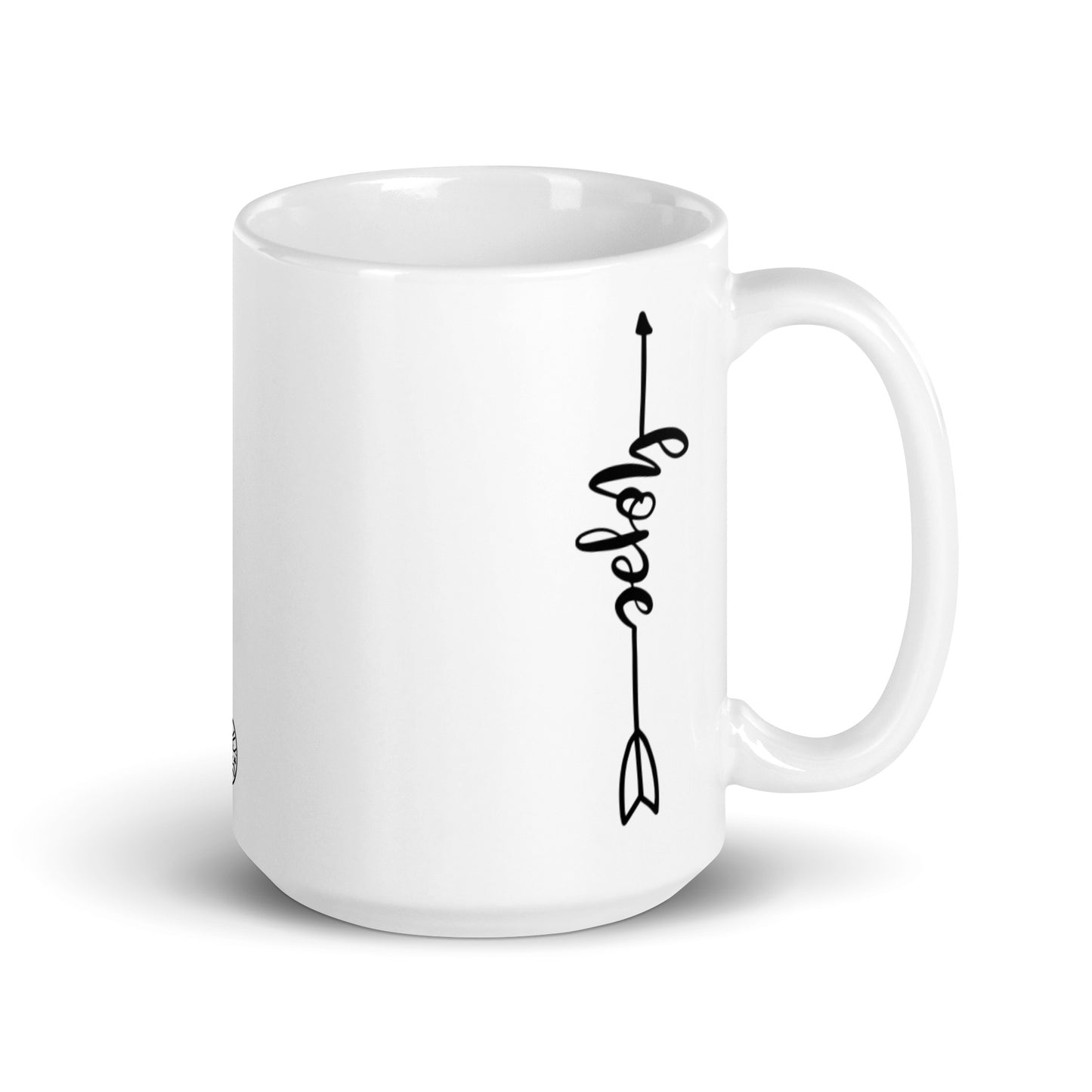 Hope White Glossy Mug