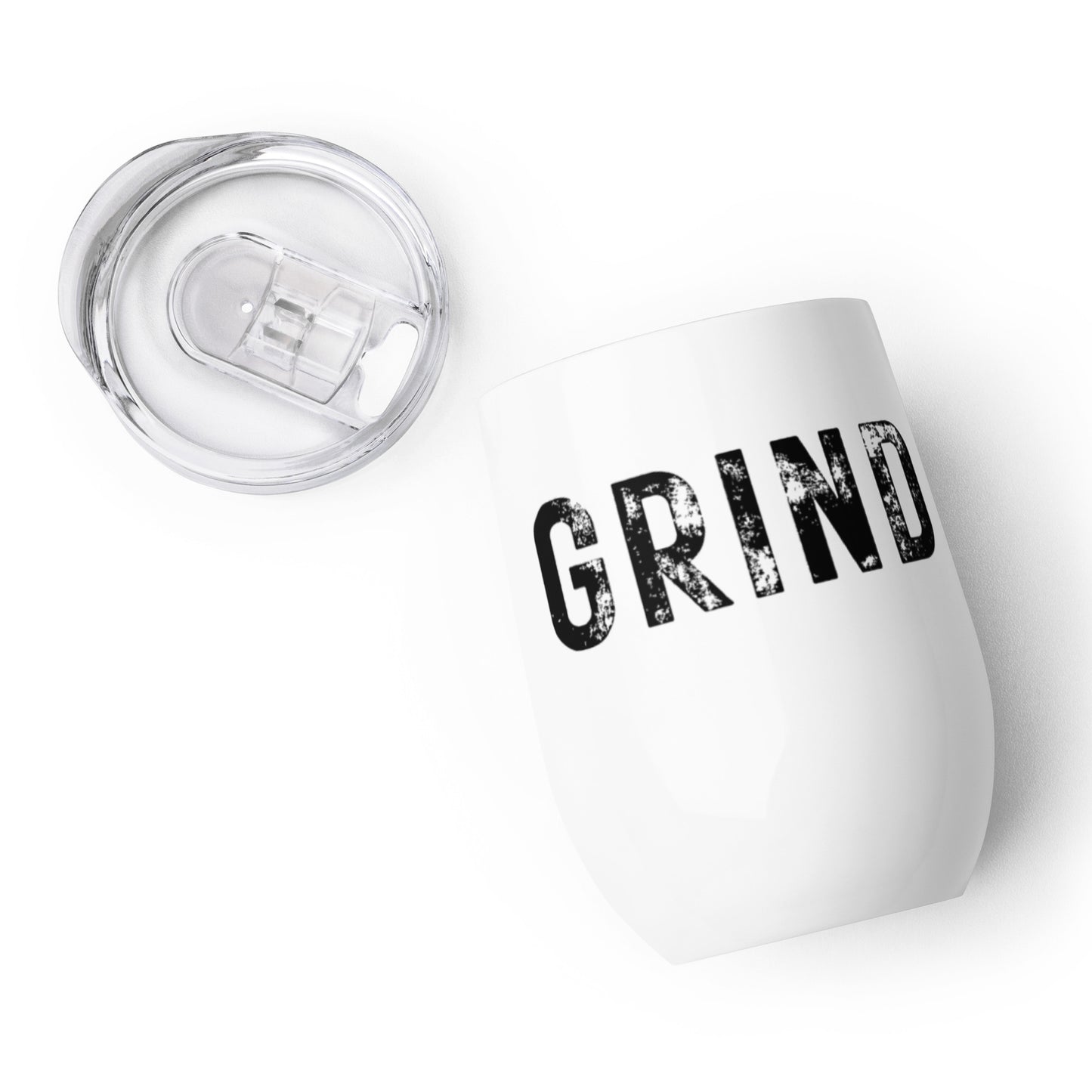 Stamped Grind Wine Tumbler