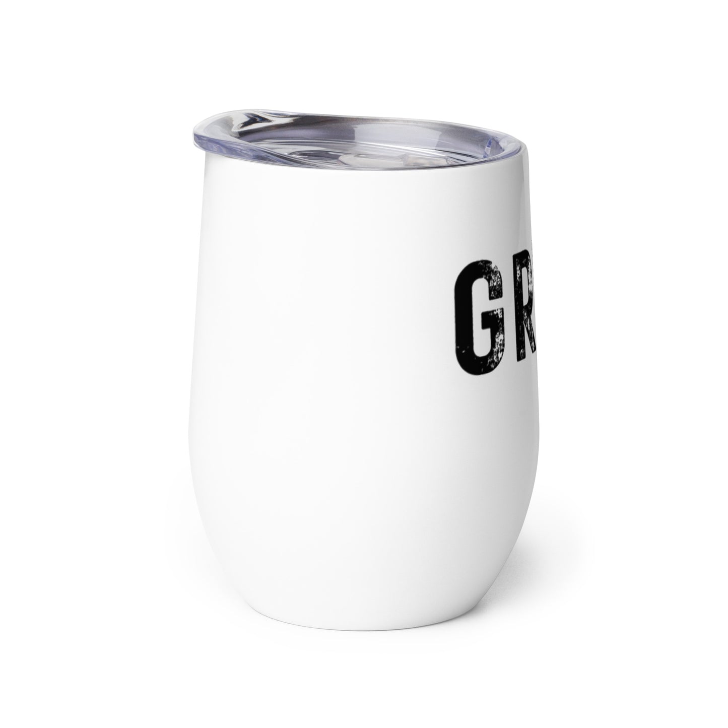 Stamped Grind Wine Tumbler