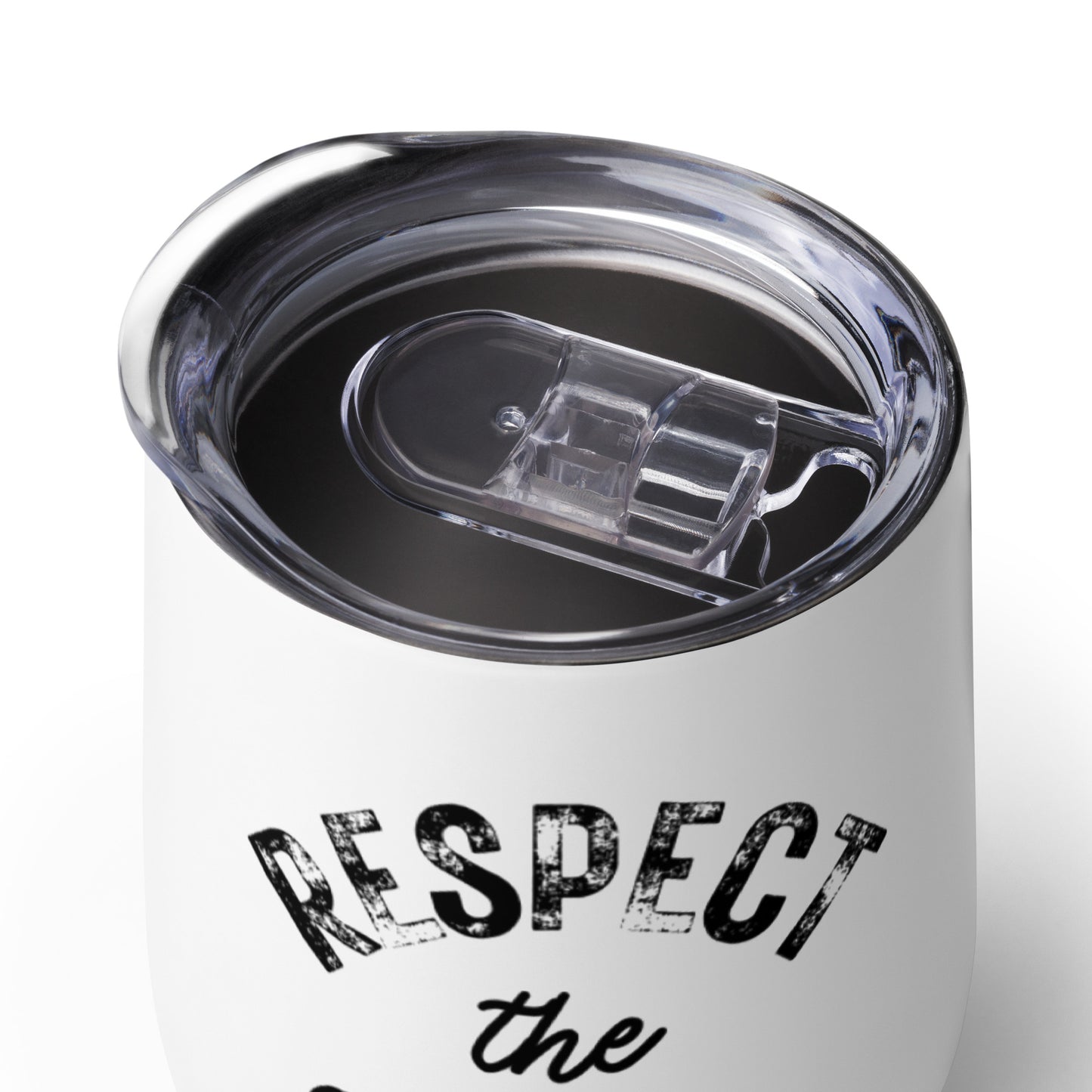 Respect the Grind Wine Tumbler