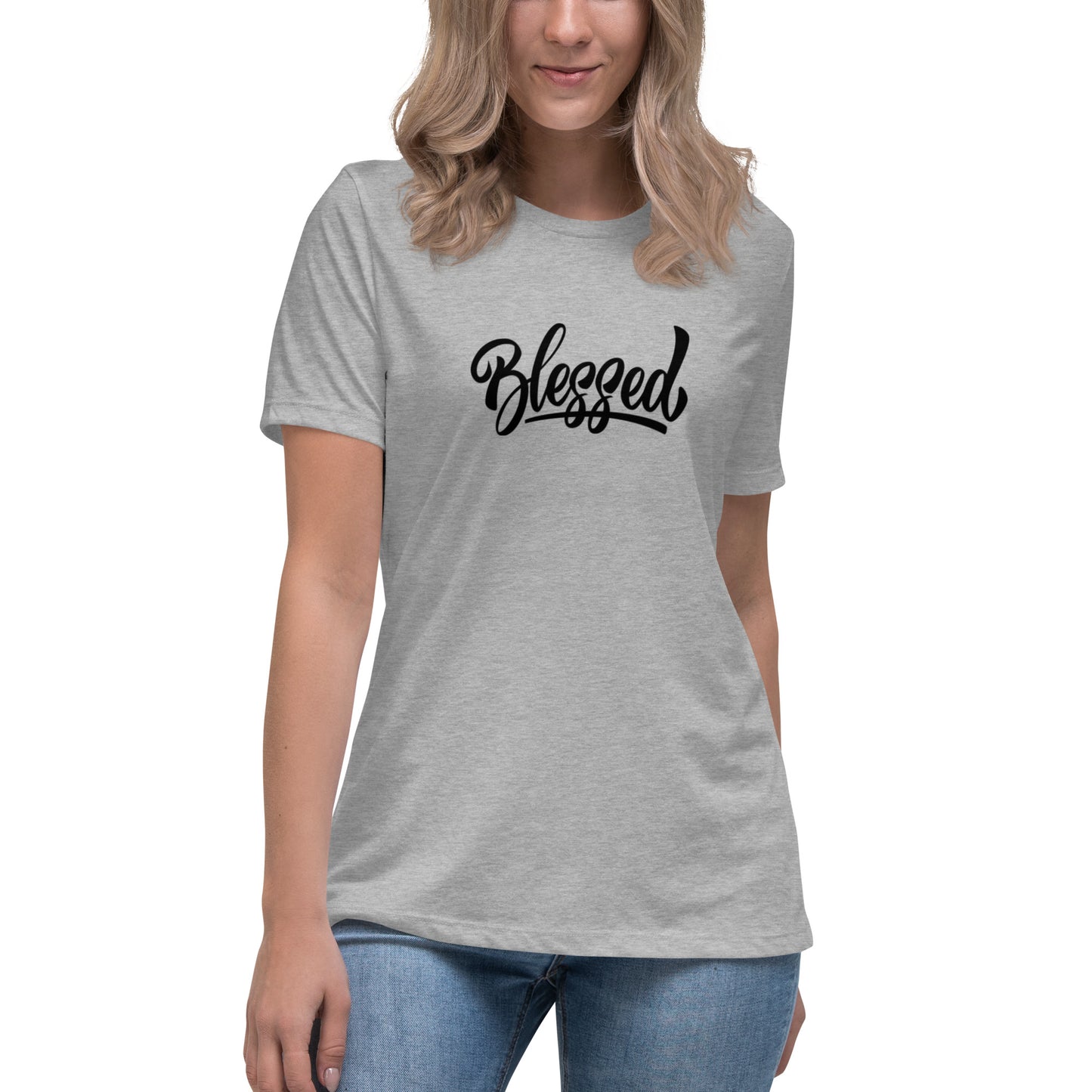 Blessed(black) Women's Relaxed T-Shirt