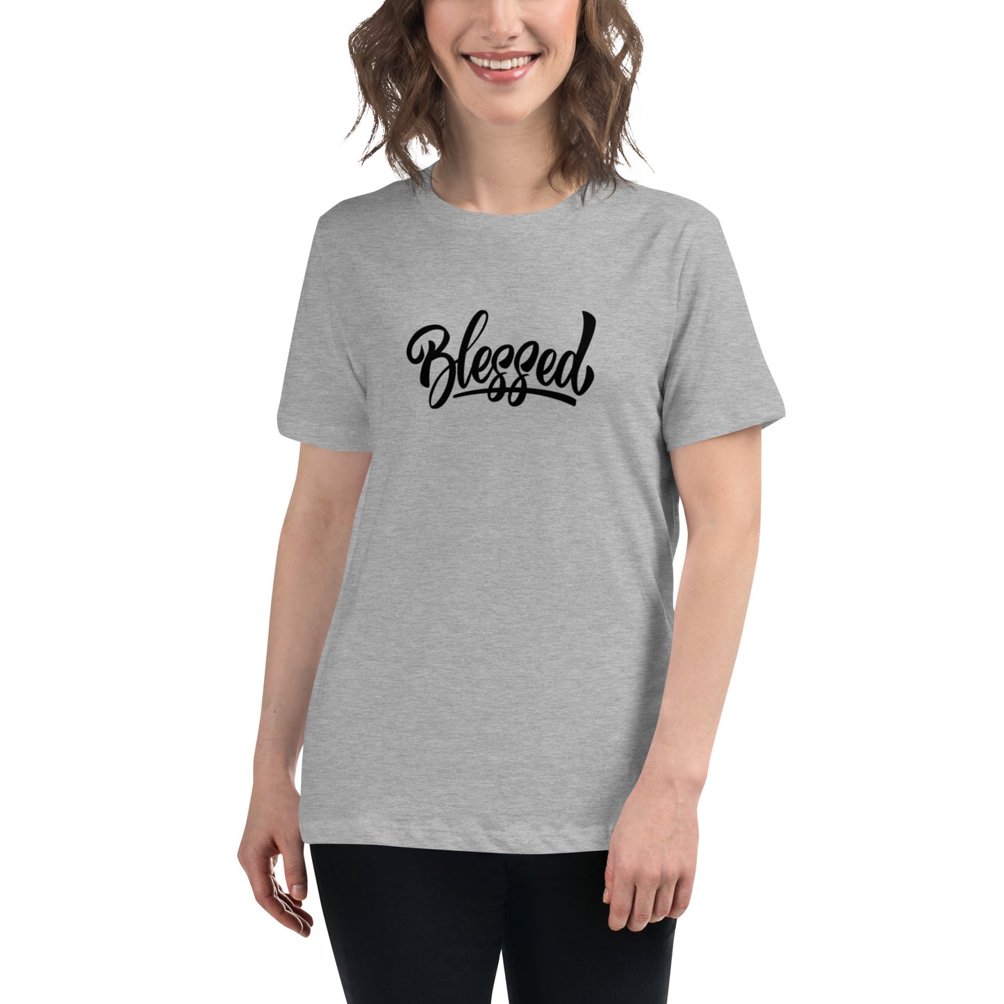 Blessed(black) Women's Relaxed T-Shirt