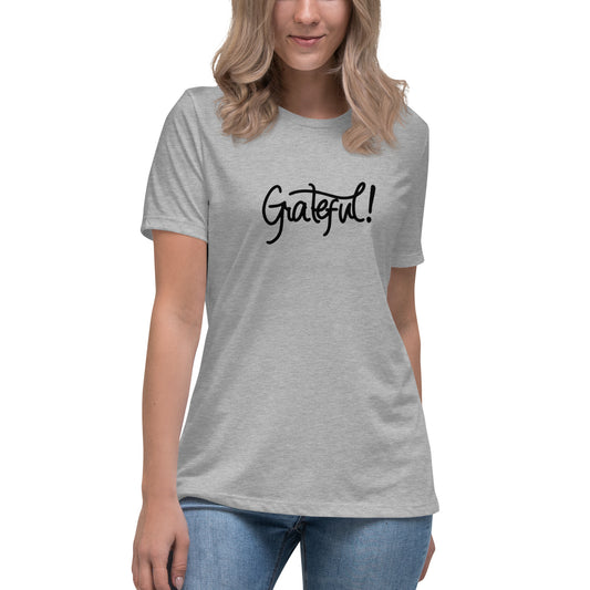 Grateful (black) Women's Relaxed T-Shirt