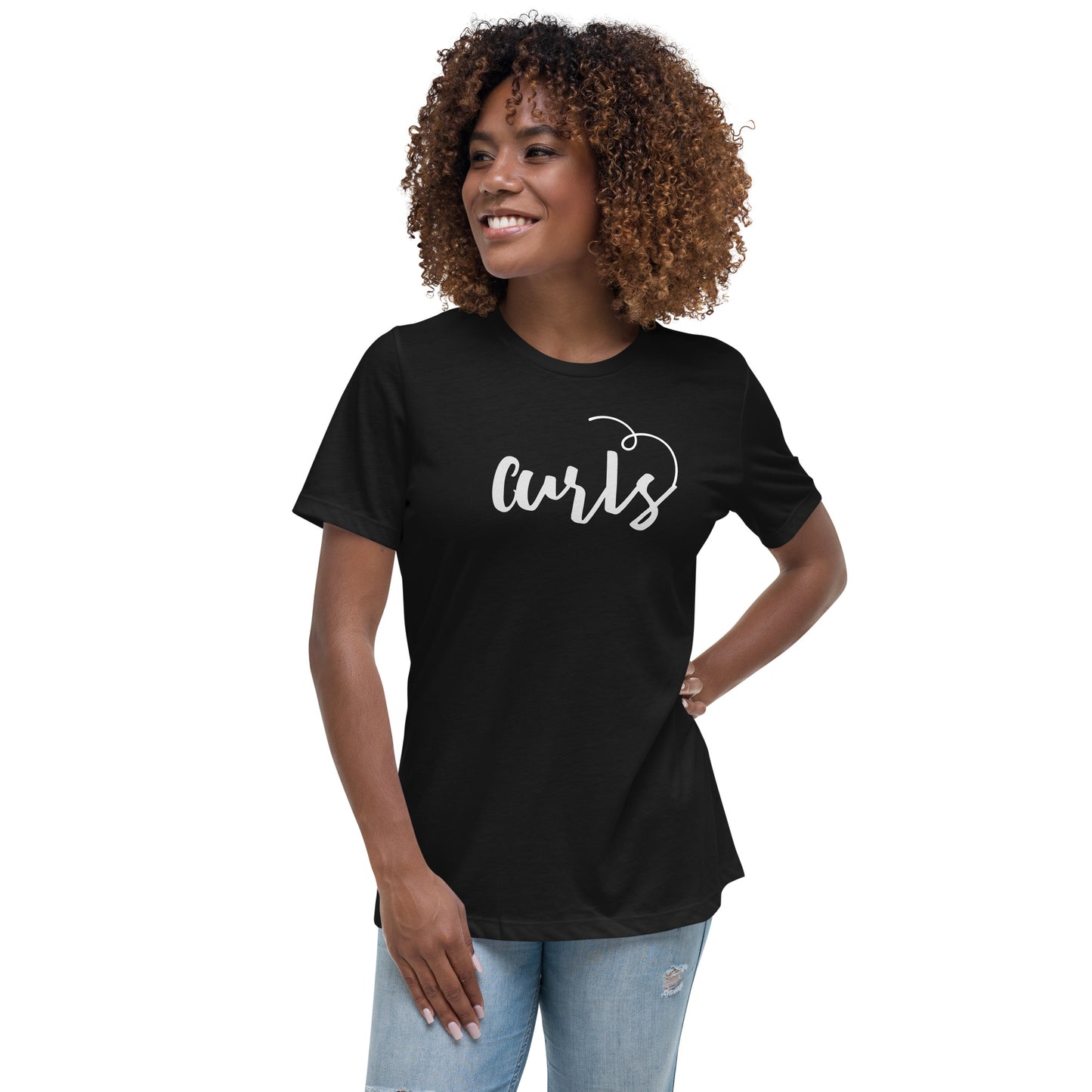 Curls Women's Relaxed T-Shirt