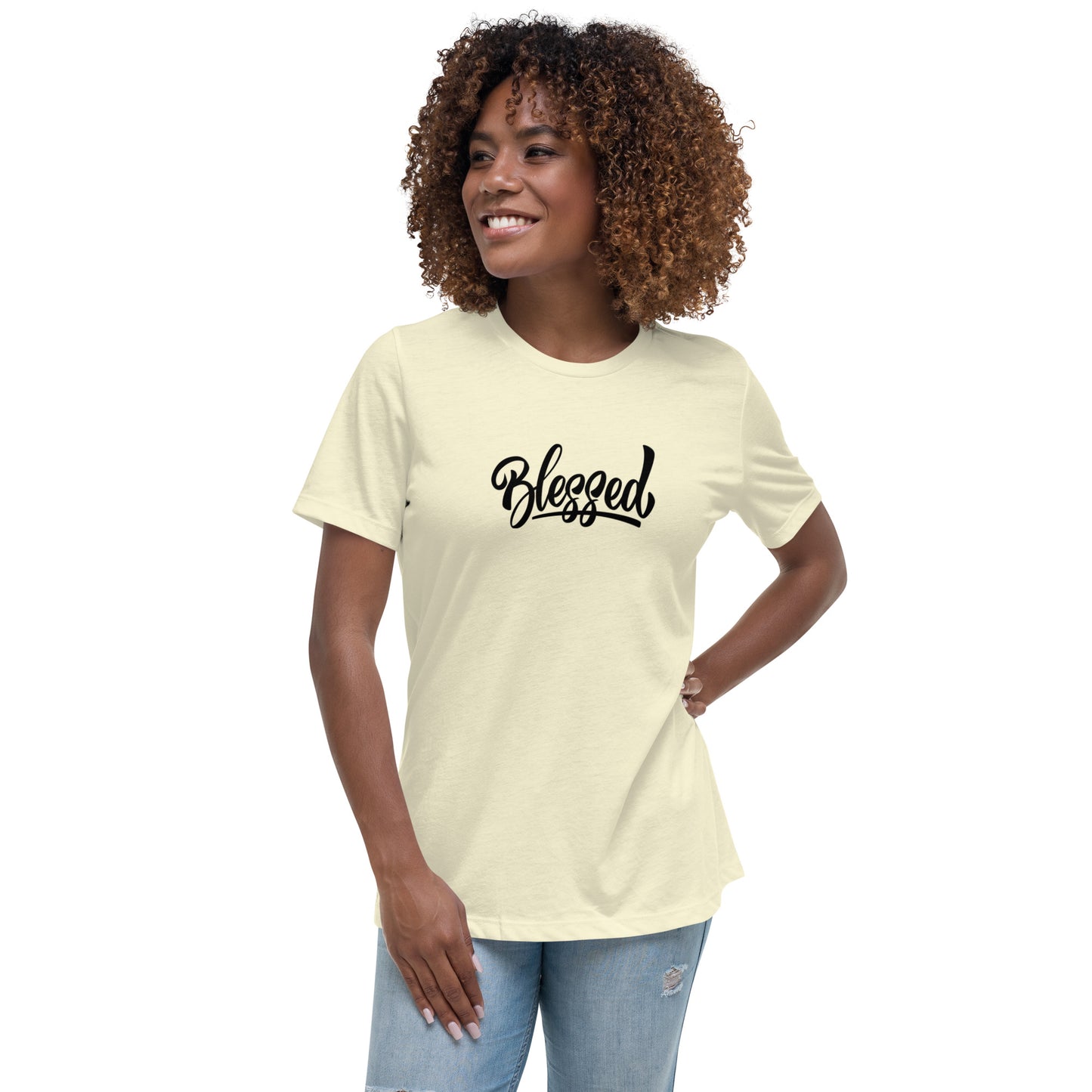 Blessed(black) Women's Relaxed T-Shirt