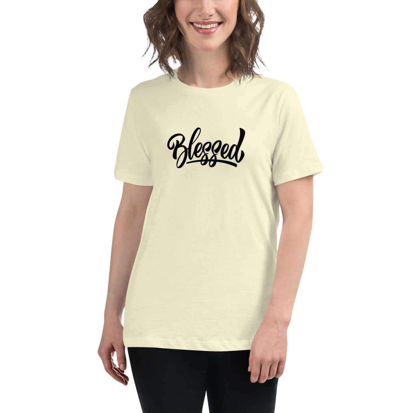 Blessed(black) Women's Relaxed T-Shirt