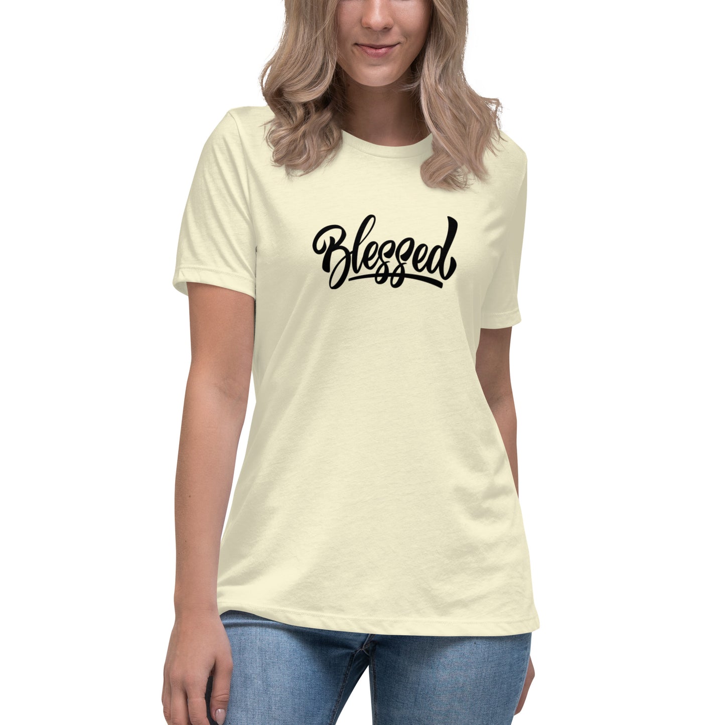 Blessed(black) Women's Relaxed T-Shirt