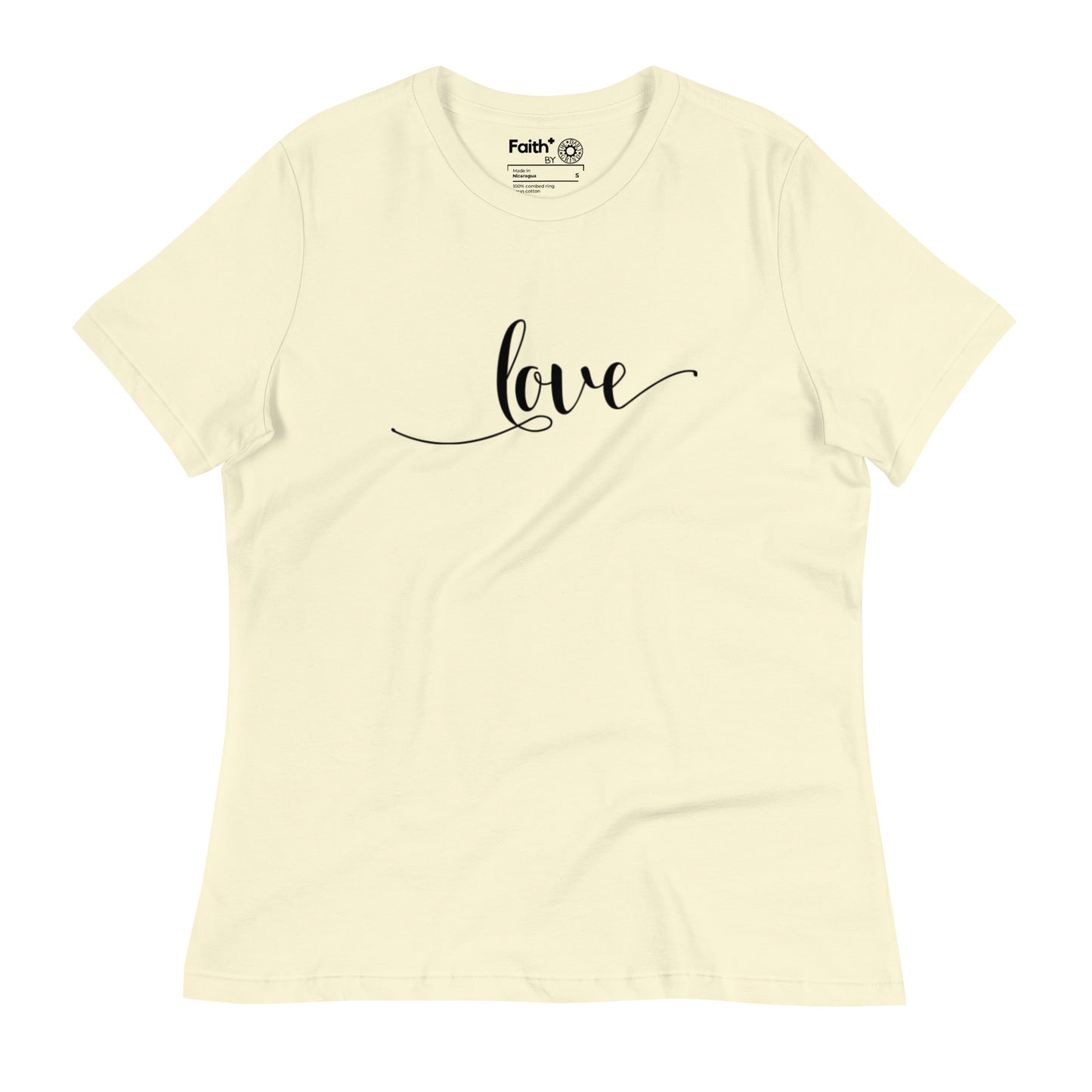 Love (black) Women's Relaxed T-Shirt