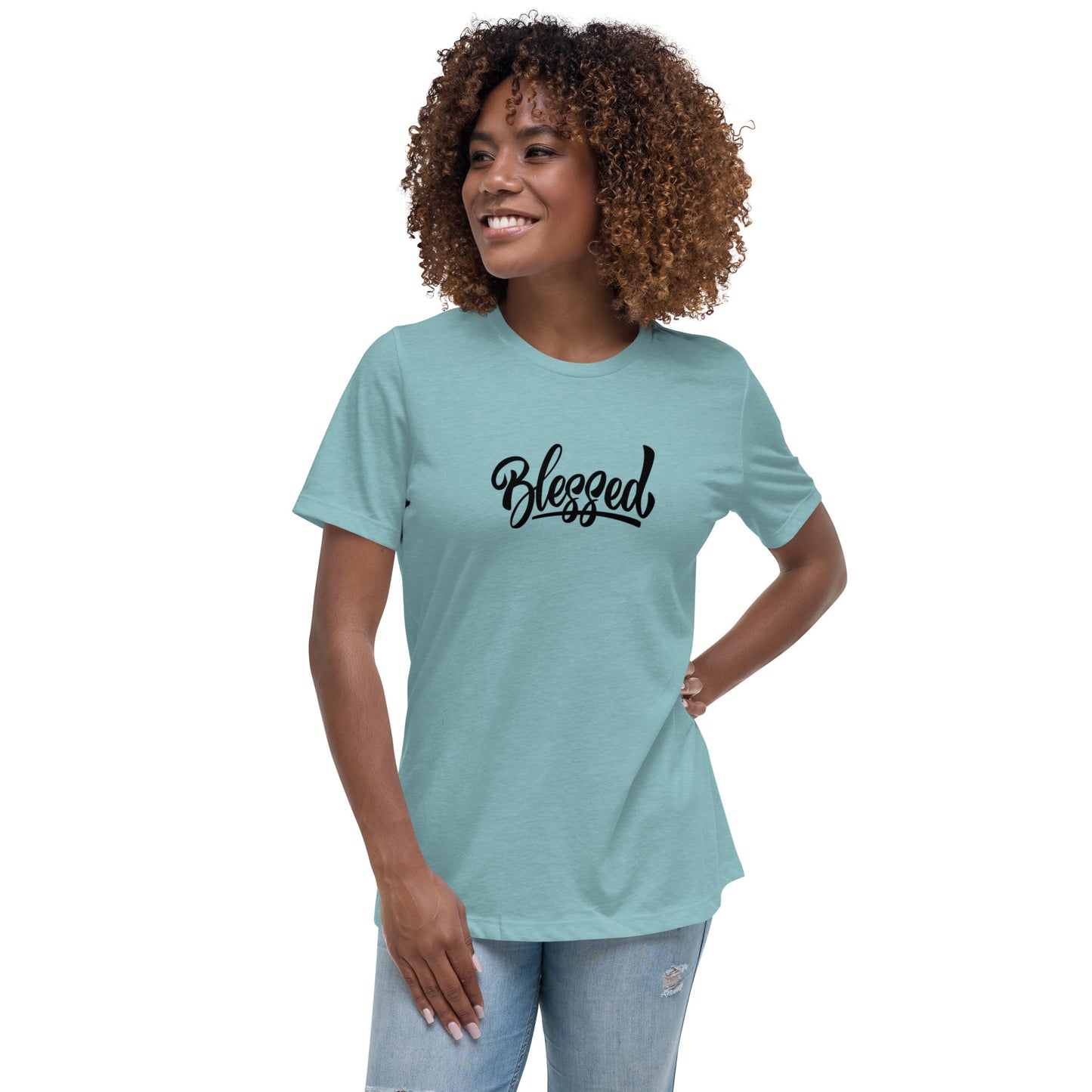 Blessed(black) Women's Relaxed T-Shirt