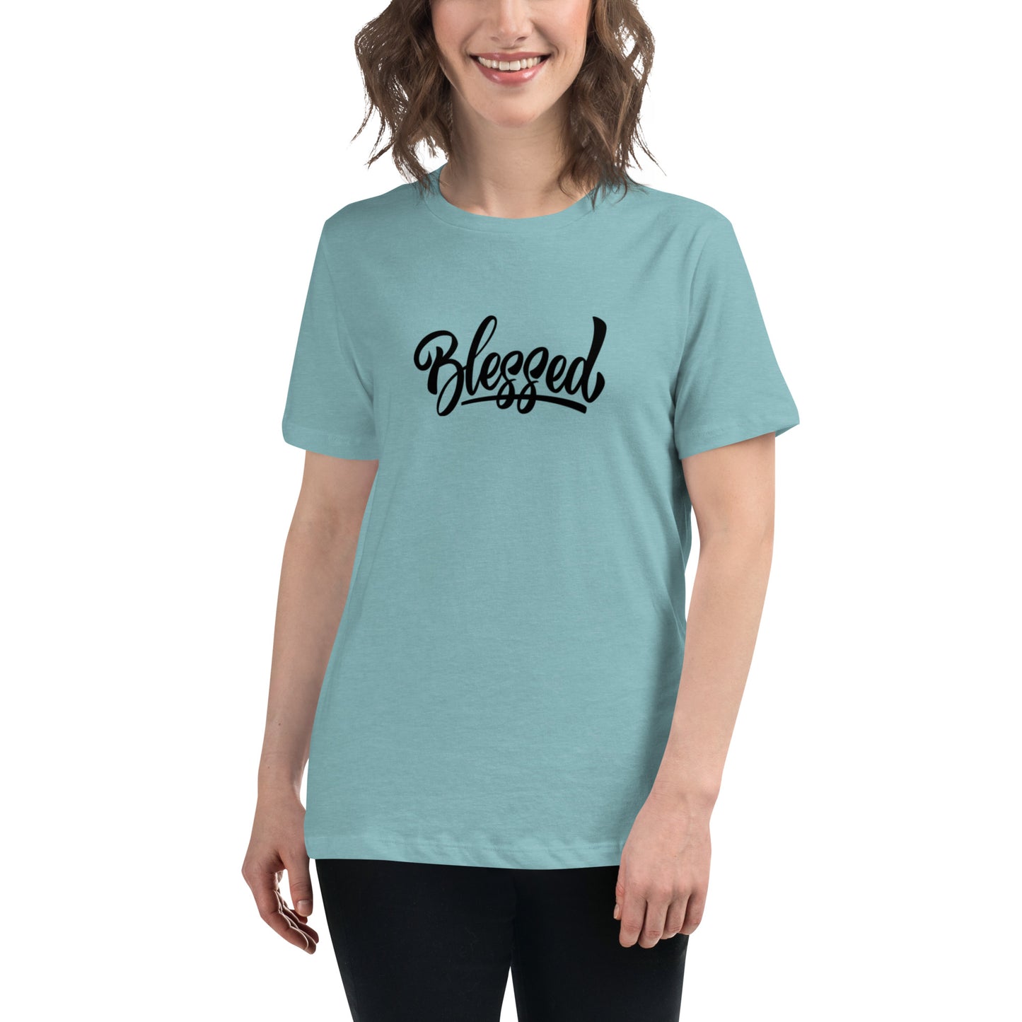 Blessed(black) Women's Relaxed T-Shirt