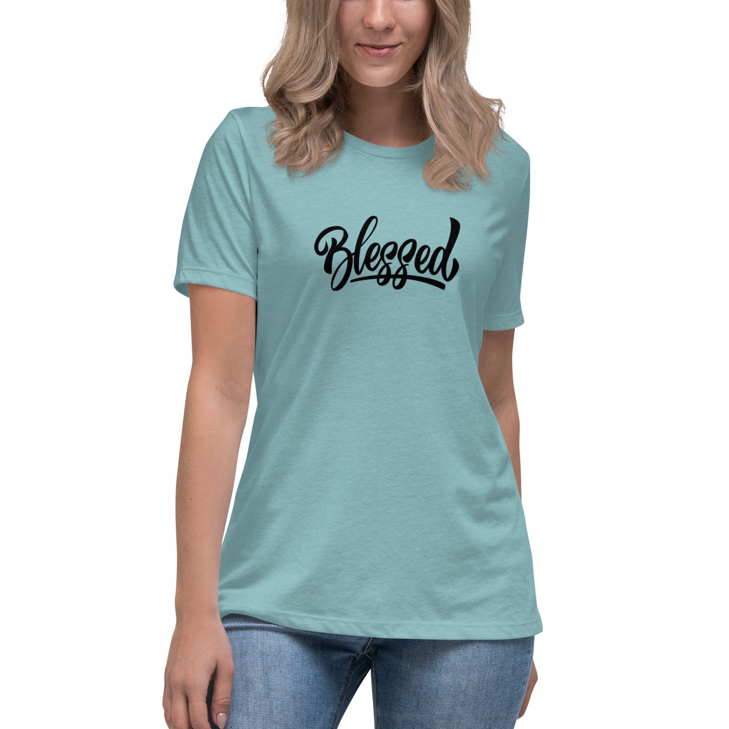 Blessed(black) Women's Relaxed T-Shirt